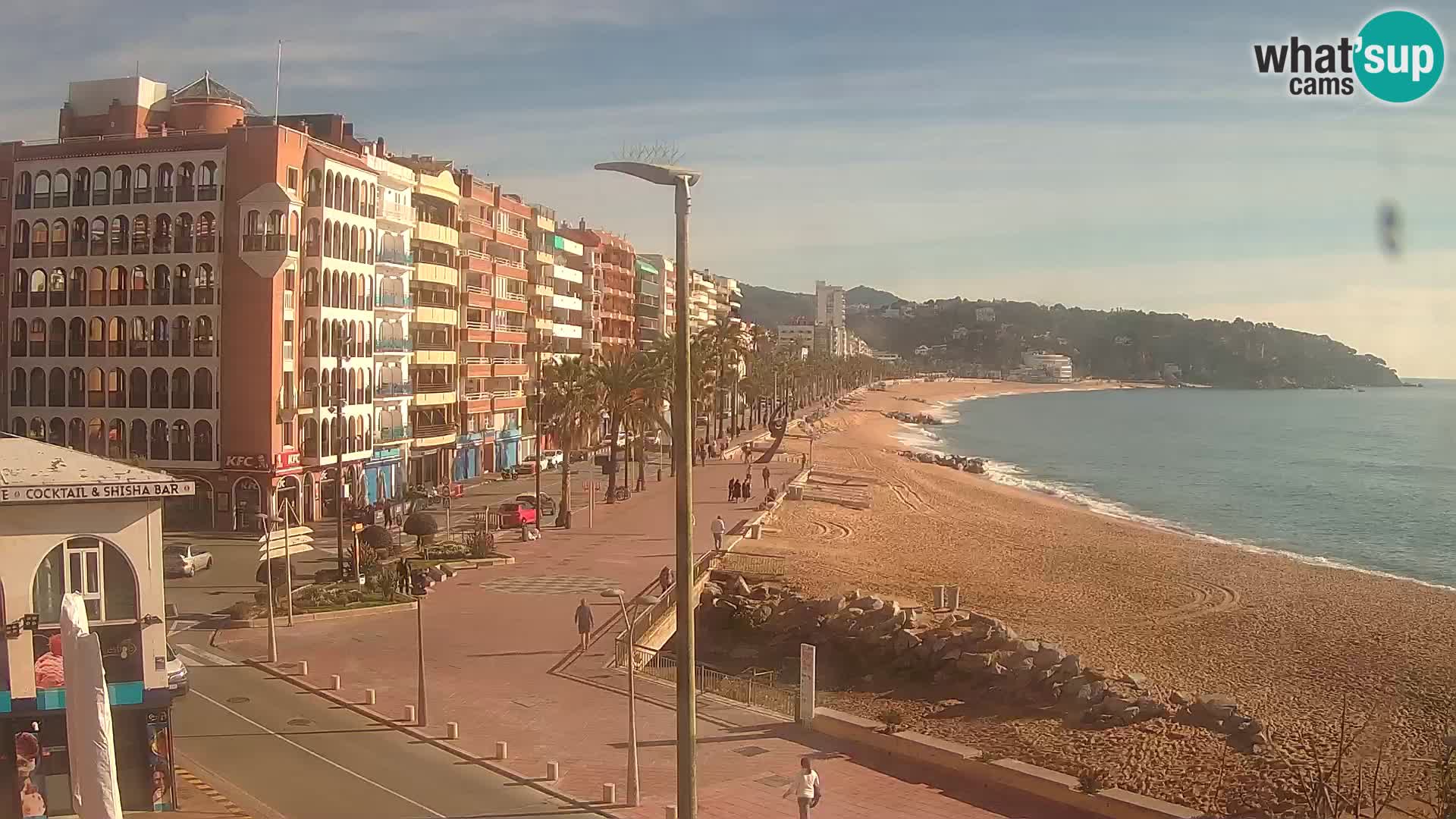 Webcam Lloret de Mar – the main beach – – Costa Brava – Spain