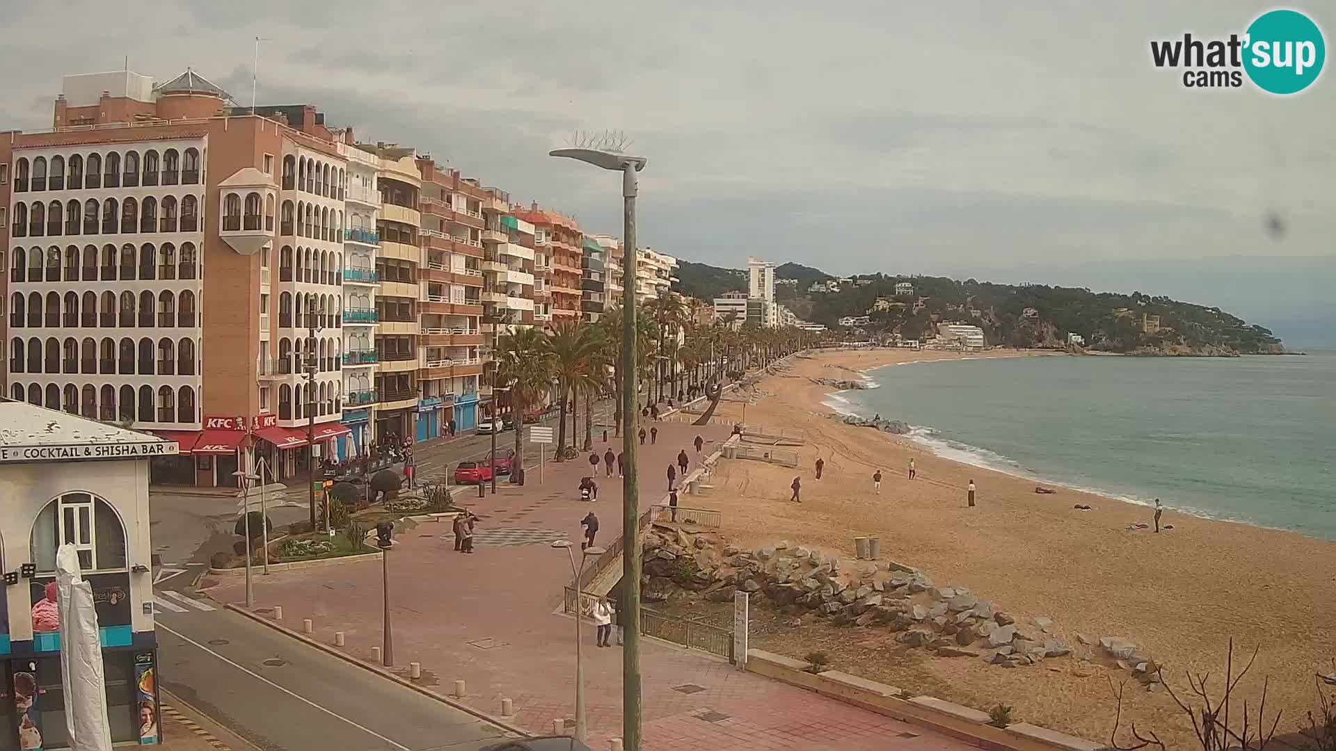 Web kamera Lloret de Mar – plaža