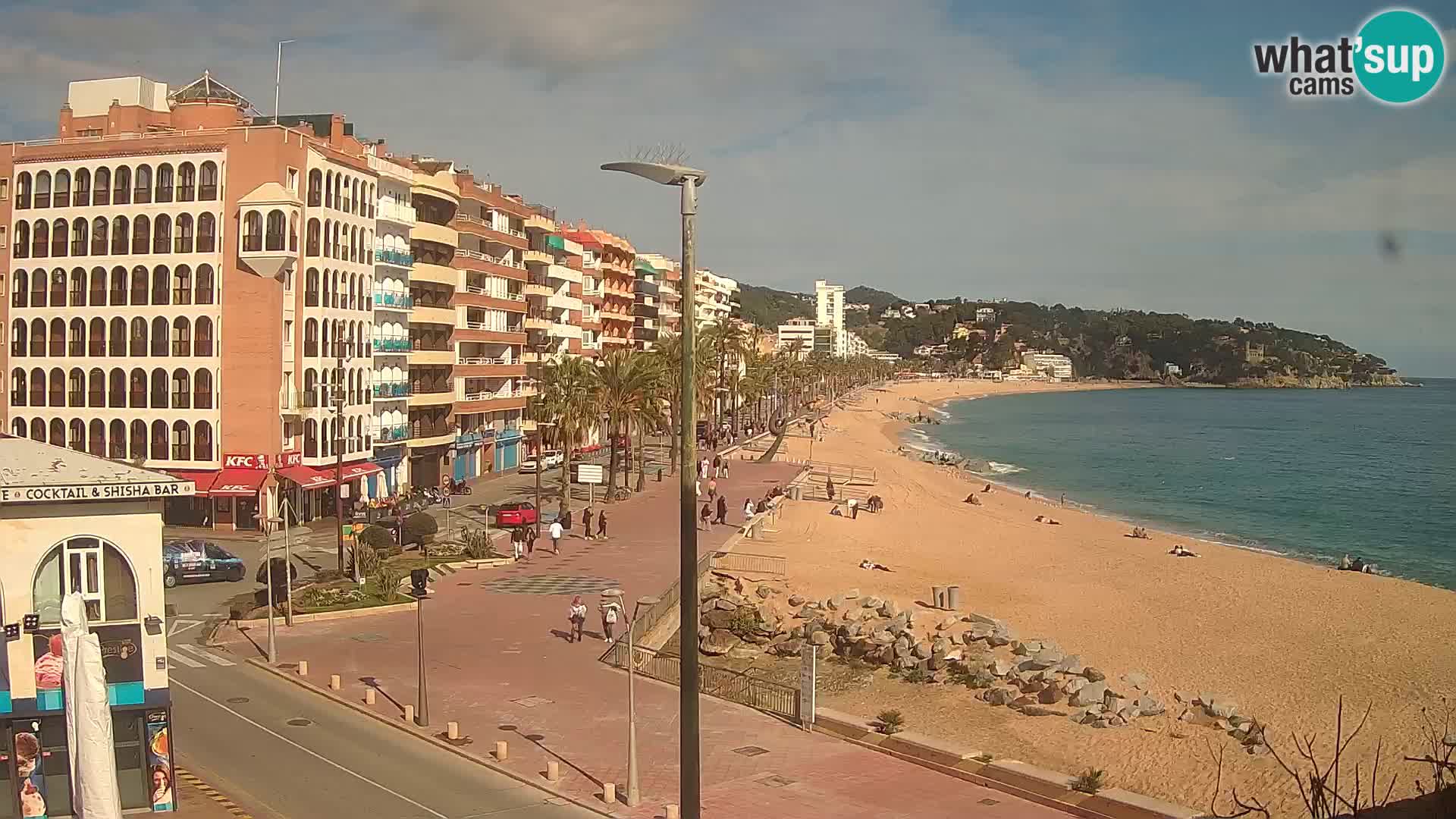 Webcam Lloret de Mar – Central beach