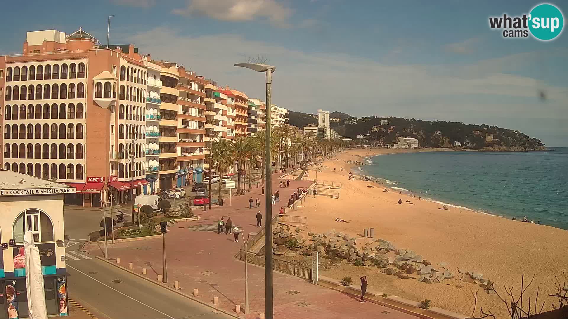 Webcam live Lloret de Mar – la spiaggia principale