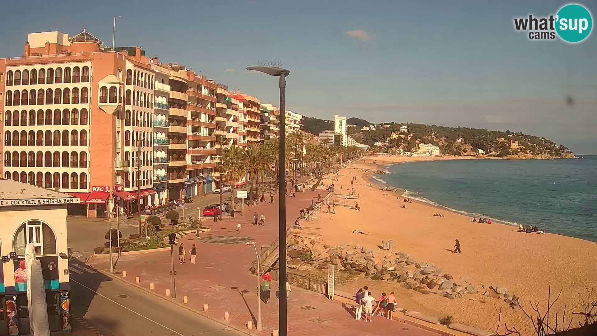 Webcam Lloret de Mar – the main beach – – Costa Brava – Spain