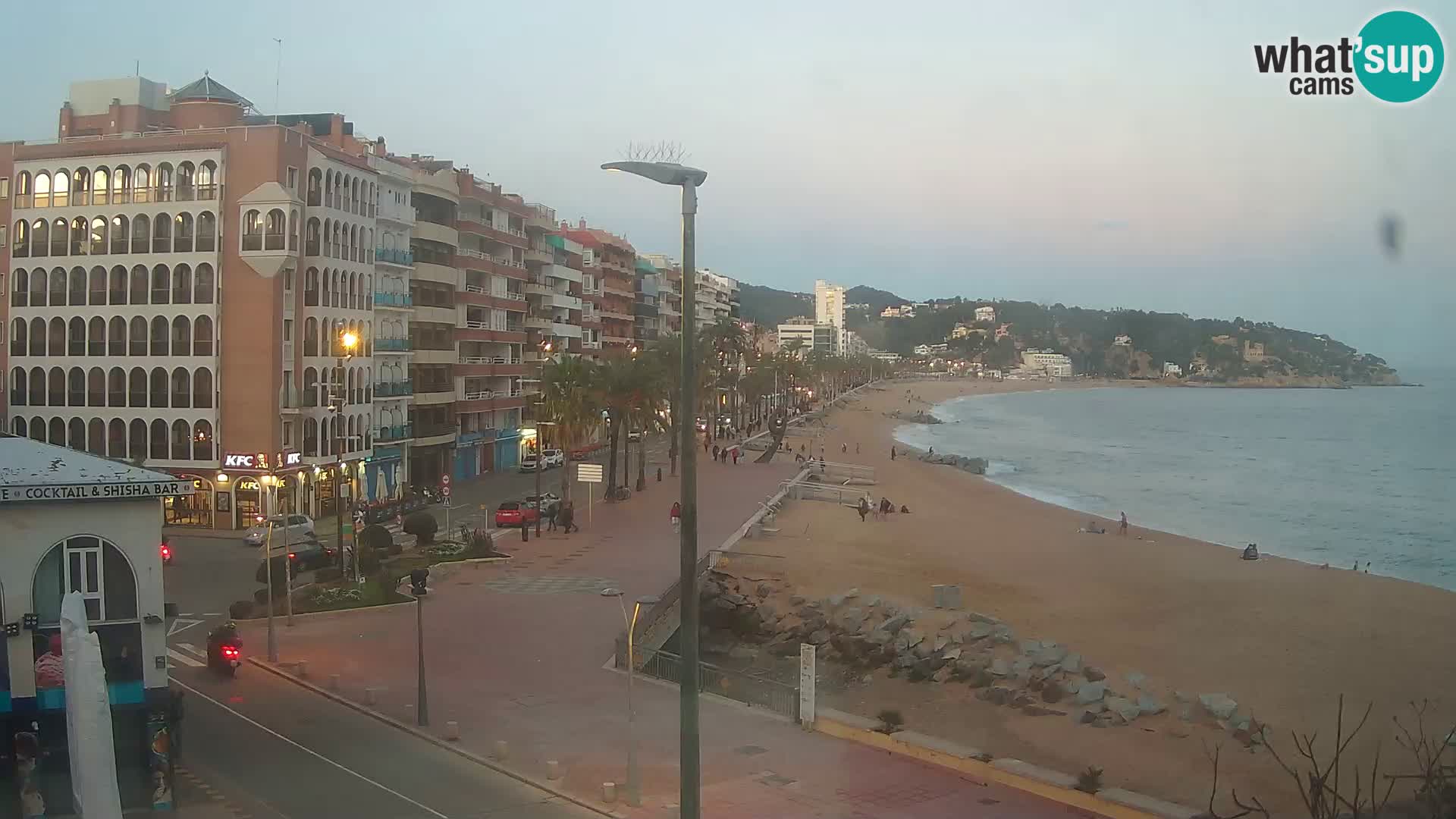 Webcam Lloret de Mar – the main beach – – Costa Brava – Spain