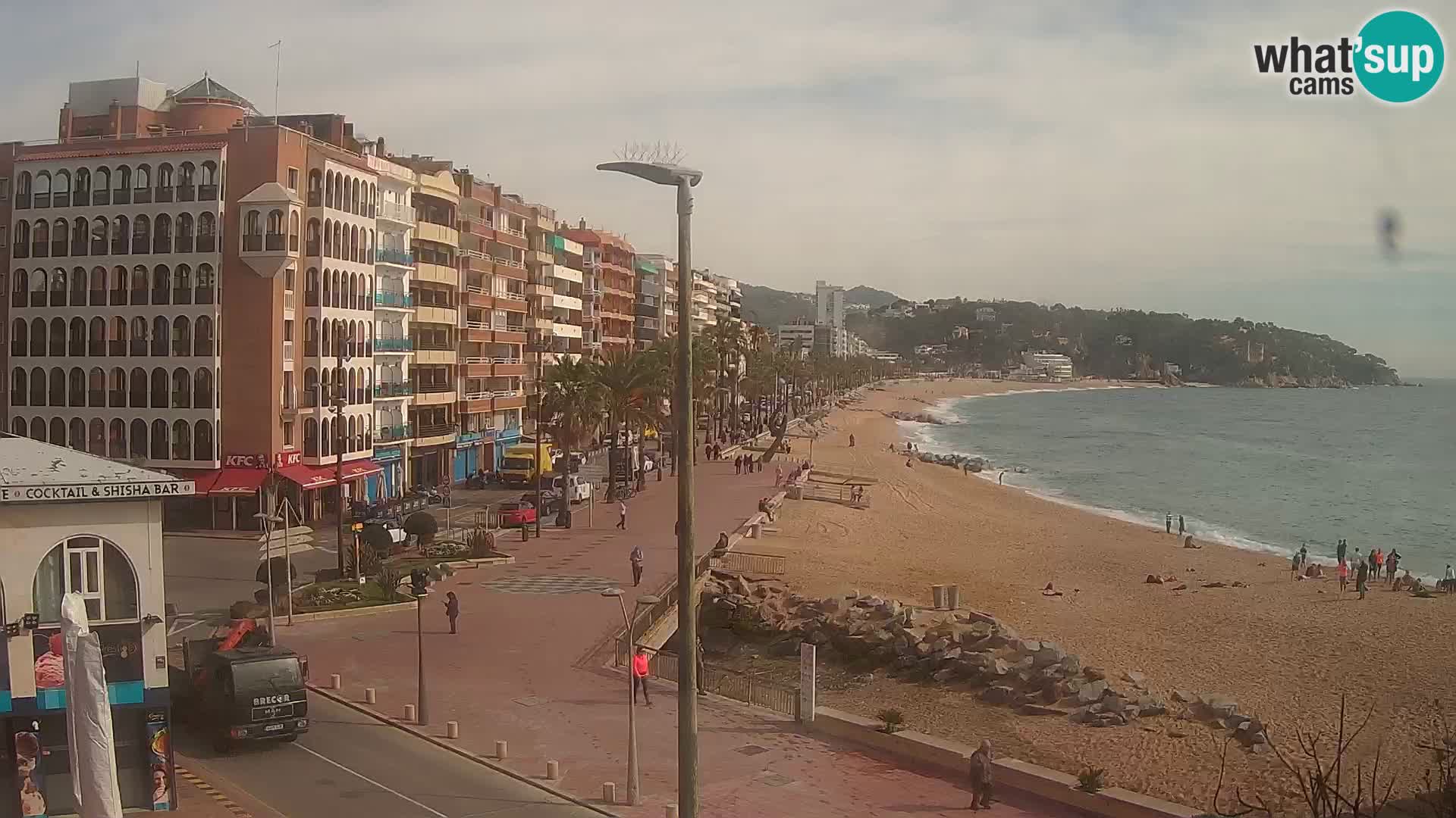 Webcam Lloret de Mar – Central beach