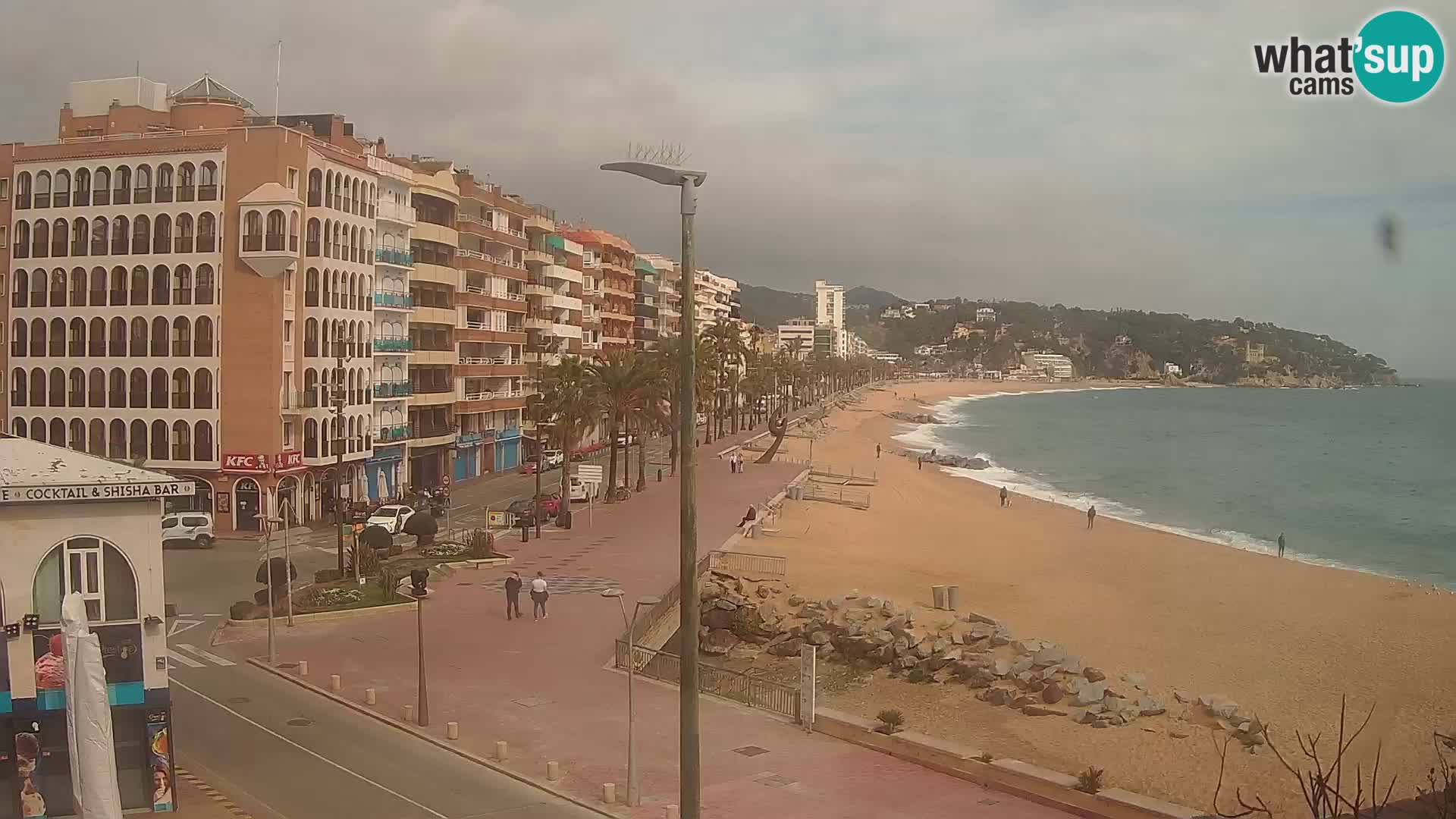 Webcam Lloret de Mar – the main beach – – Costa Brava – Spain