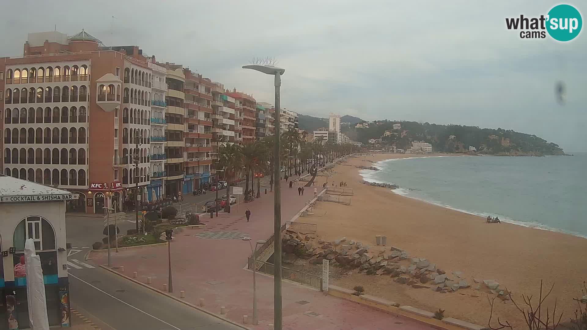 Webcam Lloret de Mar – the main beach – – Costa Brava – Spain