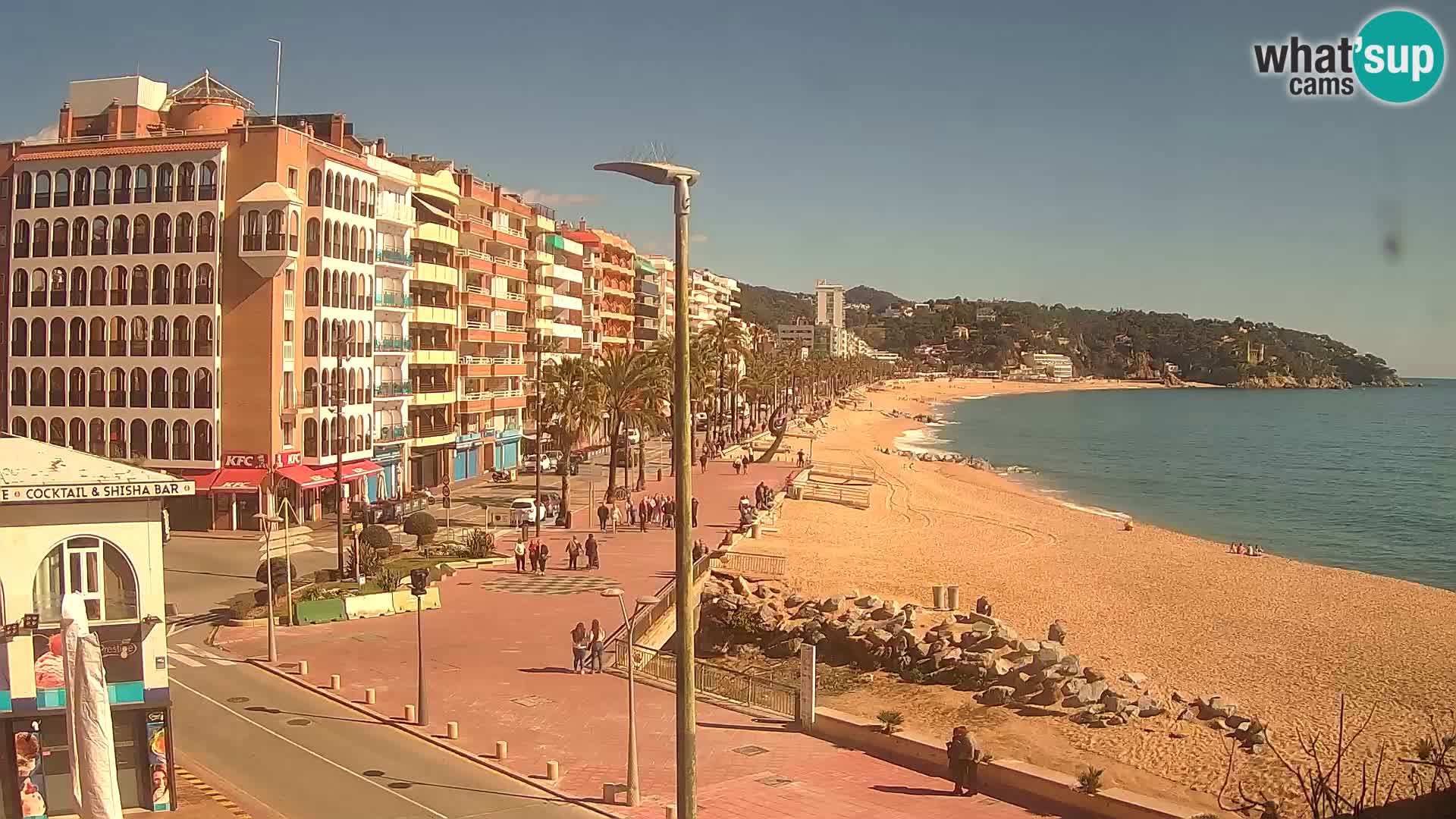 Webcam Lloret de Mar – Središnja plaža