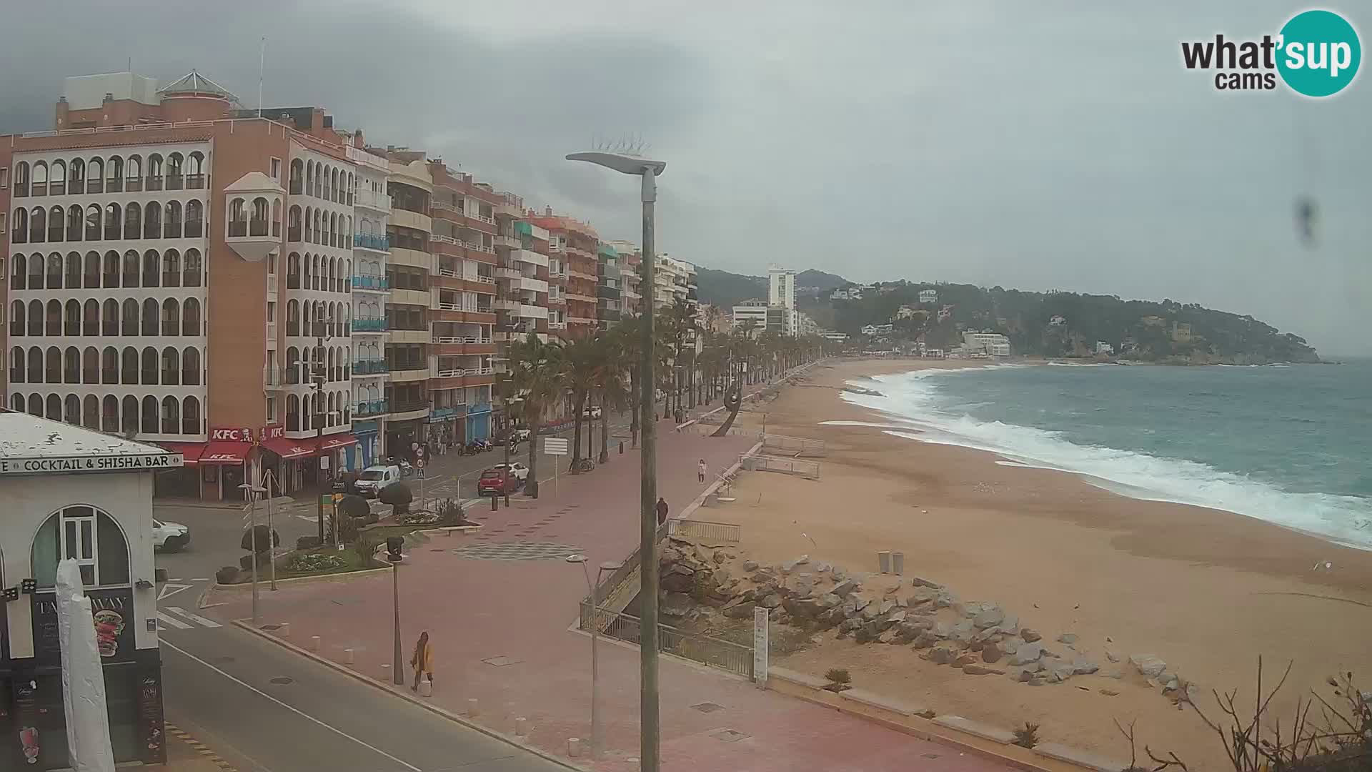 Webcam Lloret de Mar – the main beach – – Costa Brava – Spain