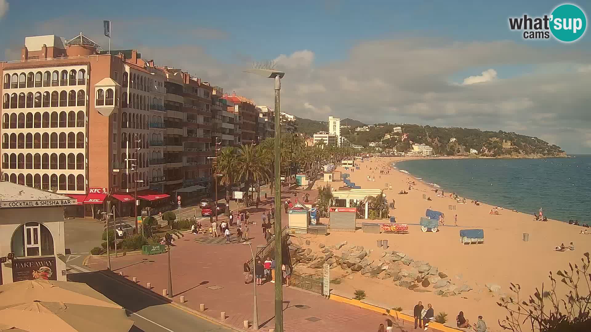 Webcam Lloret de Mar – Plage centrale