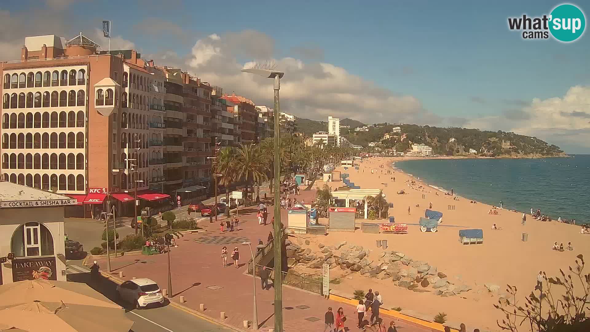 Web kamera Lloret de Mar – plaža