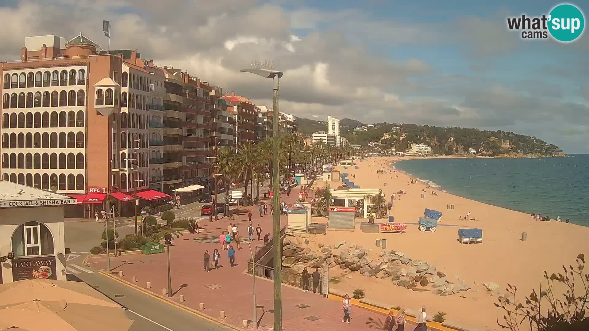 Webcam Lloret de Mar – Central beach