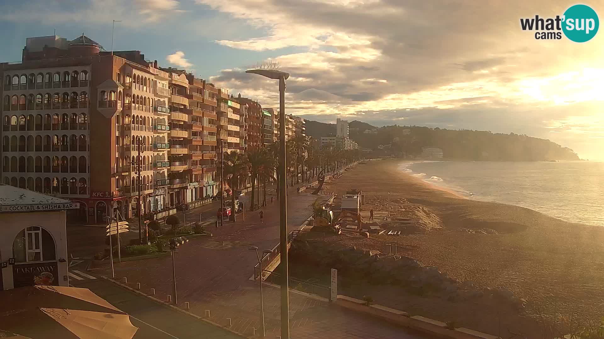 Webcam Lloret de Mar – the main beach – – Costa Brava – Spain