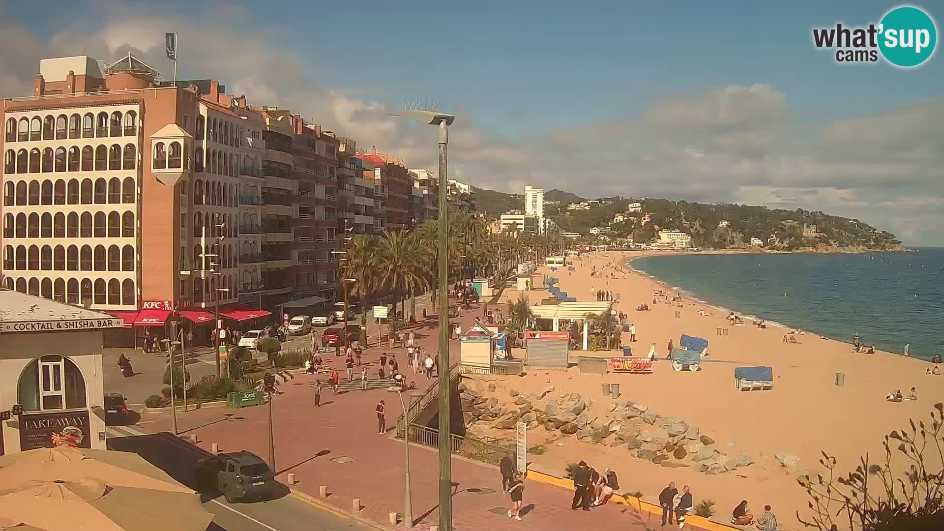 Webcam Lloret de Mar – Zentralen Strand