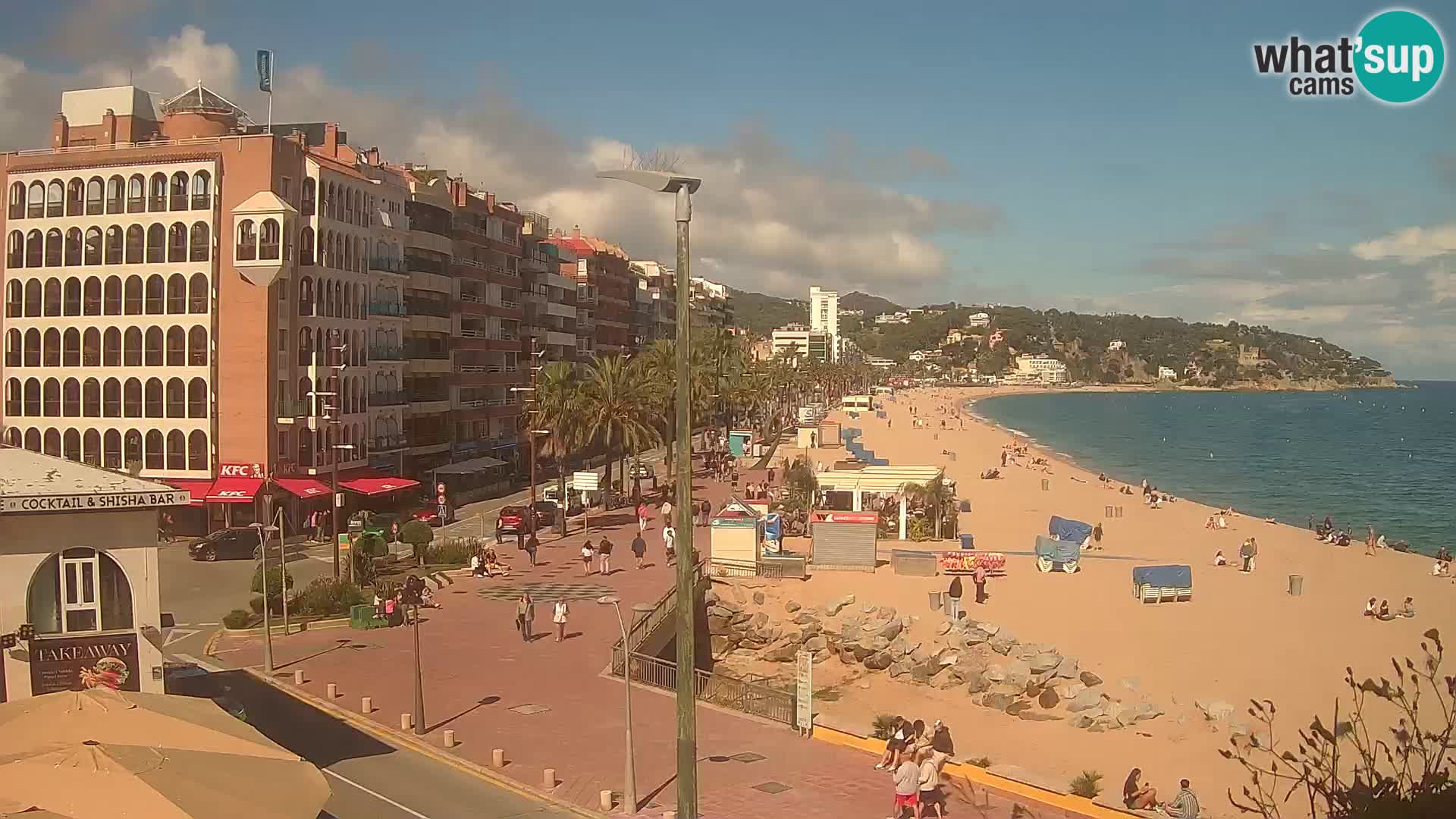 Webcam Lloret de Mar – Zentralen Strand