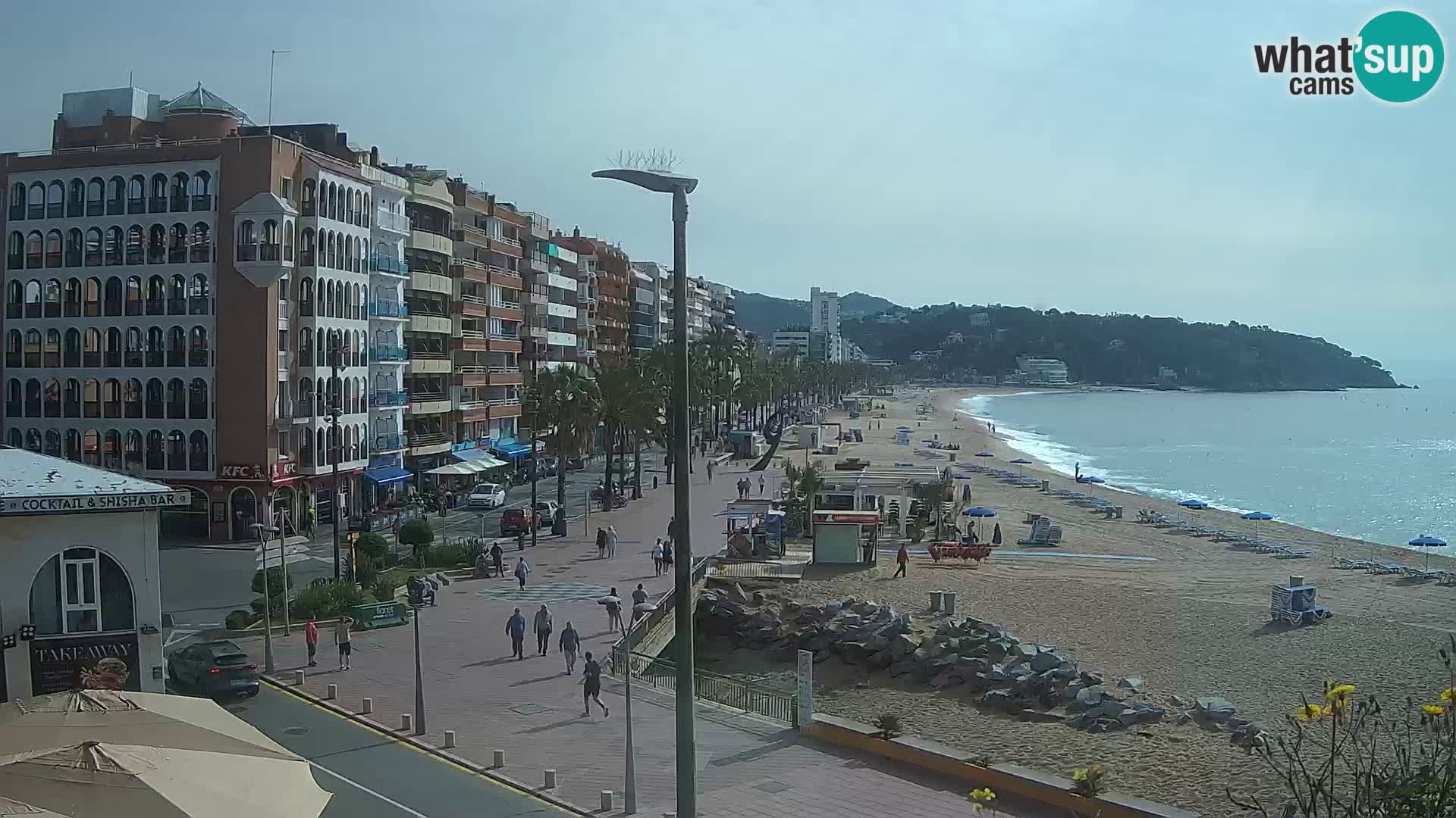 Webcam Lloret de Mar – Zentralen Strand