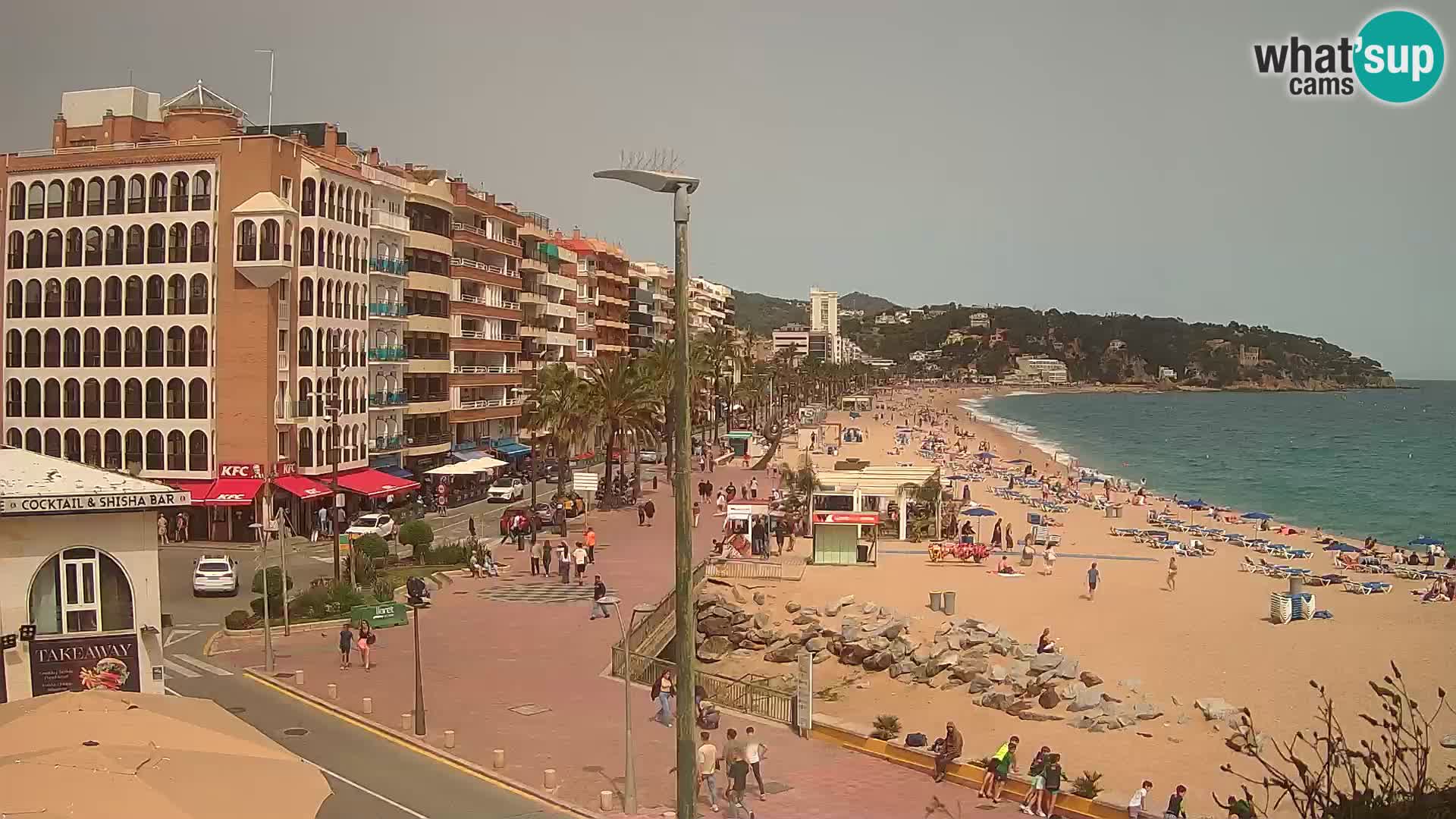 Kamera v živo Lloret de Mar – Glavna plaža