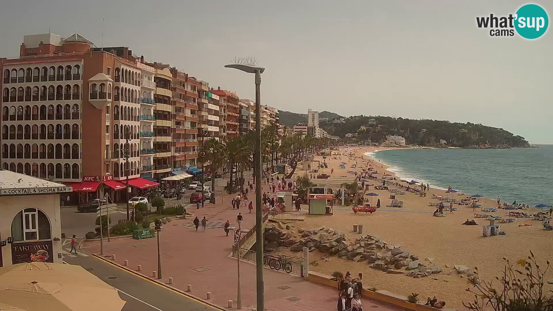 Kamera v živo Lloret de Mar – plaža