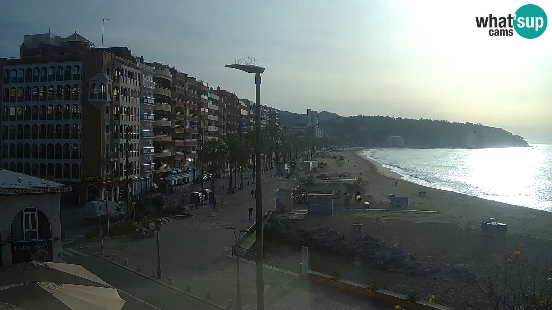 Web kamera Lloret de Mar – plaža