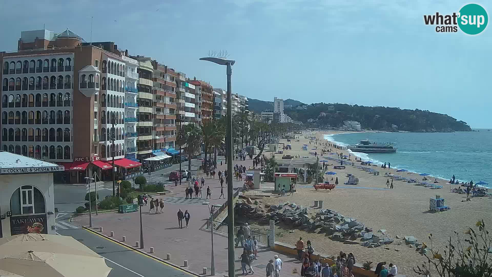 Webcam Lloret de Mar – Zentralen Strand