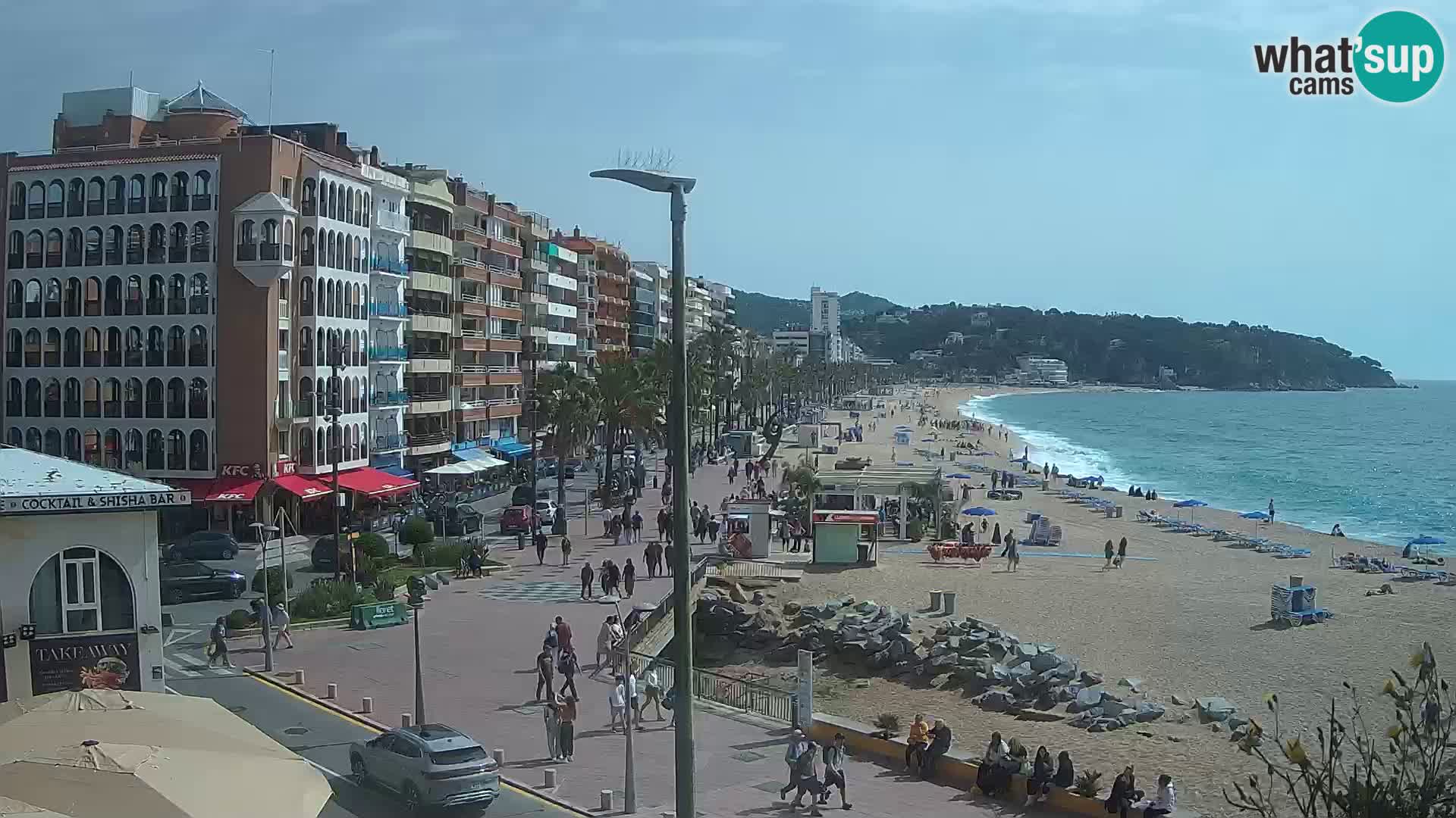 Webcam Lloret de Mar – Zentralen Strand