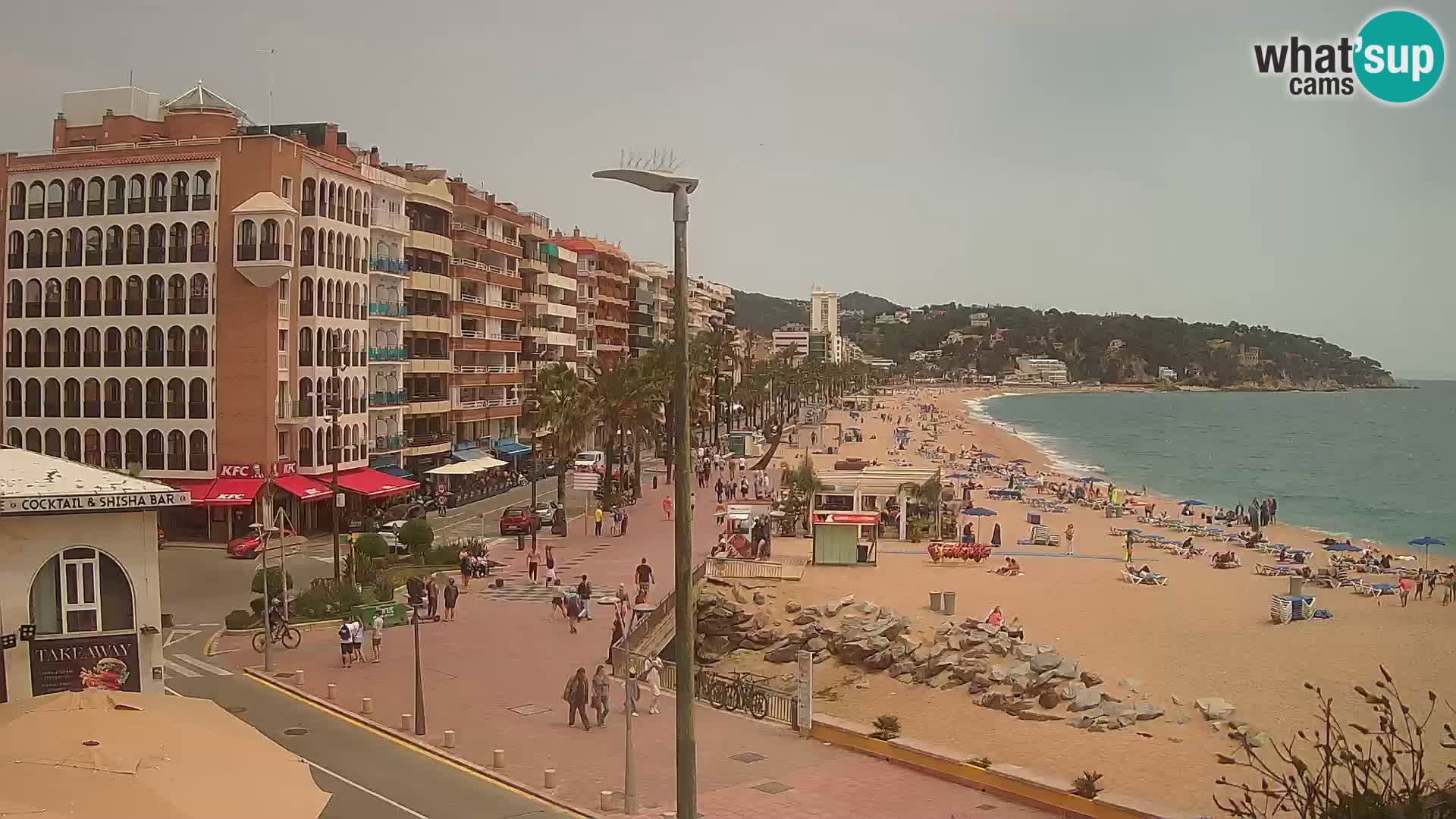 Kamera v živo Lloret de Mar – Glavna plaža