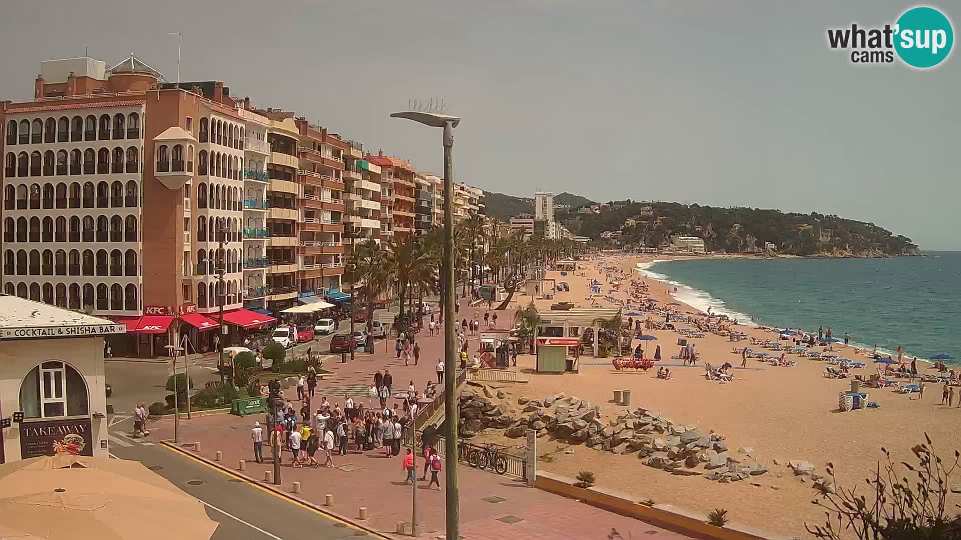 Webcam live Lloret de Mar – la spiaggia principale
