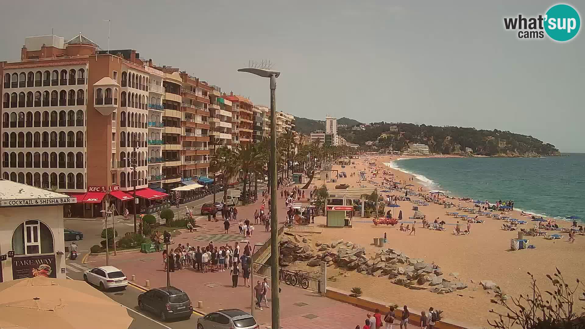 Kamera v živo Lloret de Mar – Glavna plaža