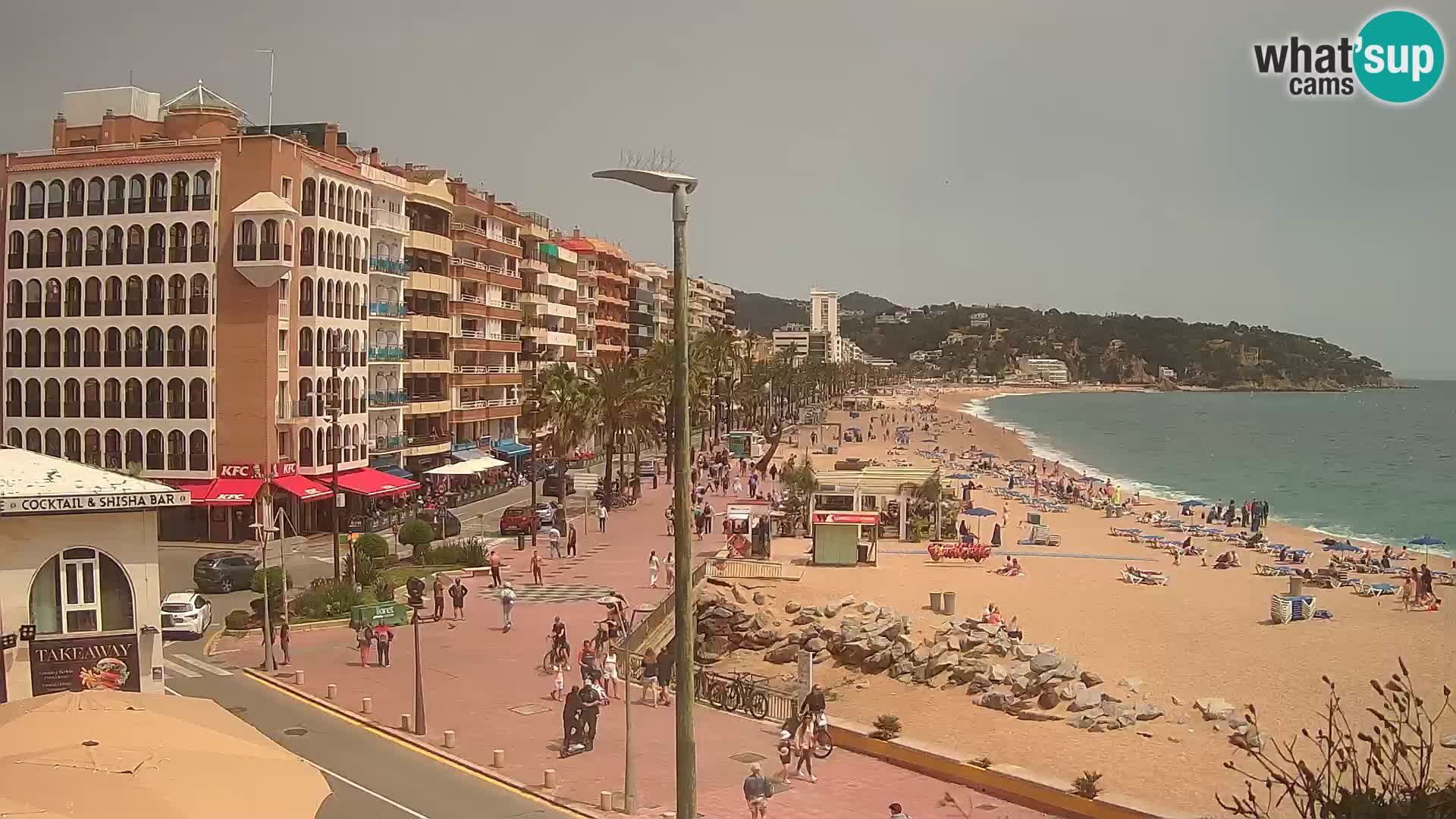 Kamera v živo Lloret de Mar – Glavna plaža