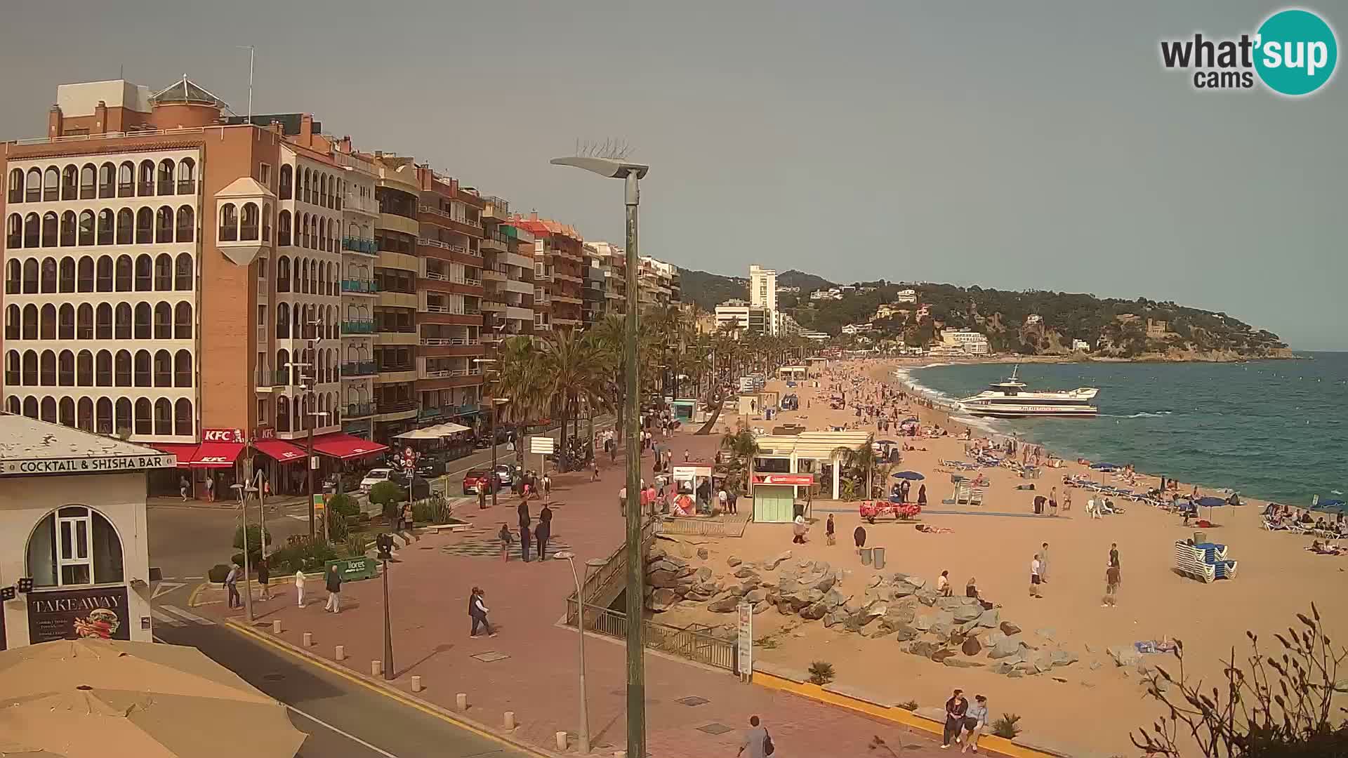Webcam live Lloret de Mar – la spiaggia principale
