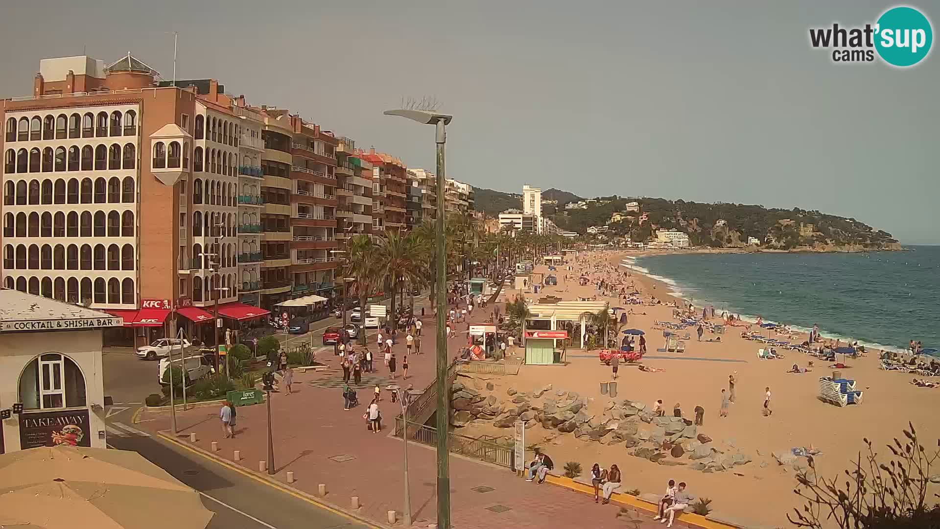 Kamera v živo Lloret de Mar – Glavna plaža