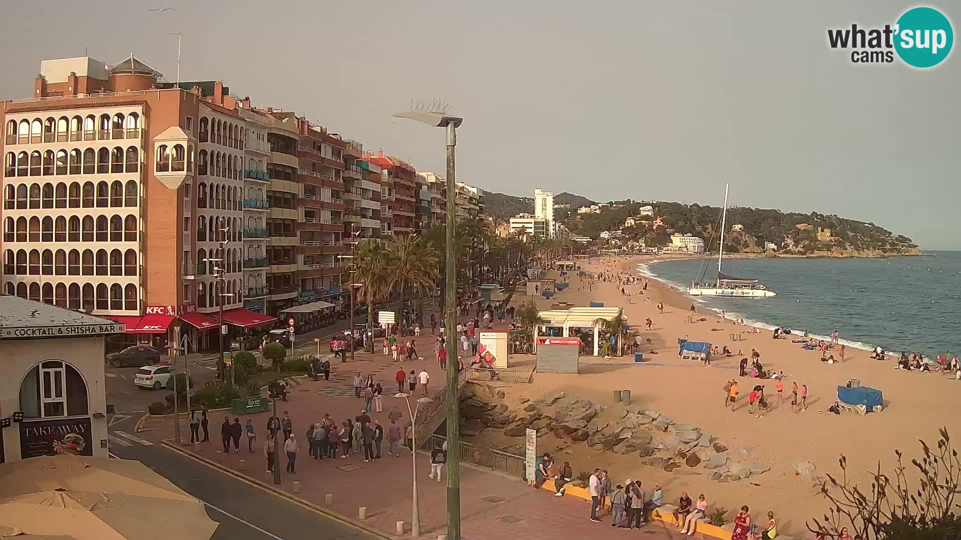Web kamera Lloret de Mar – plaža