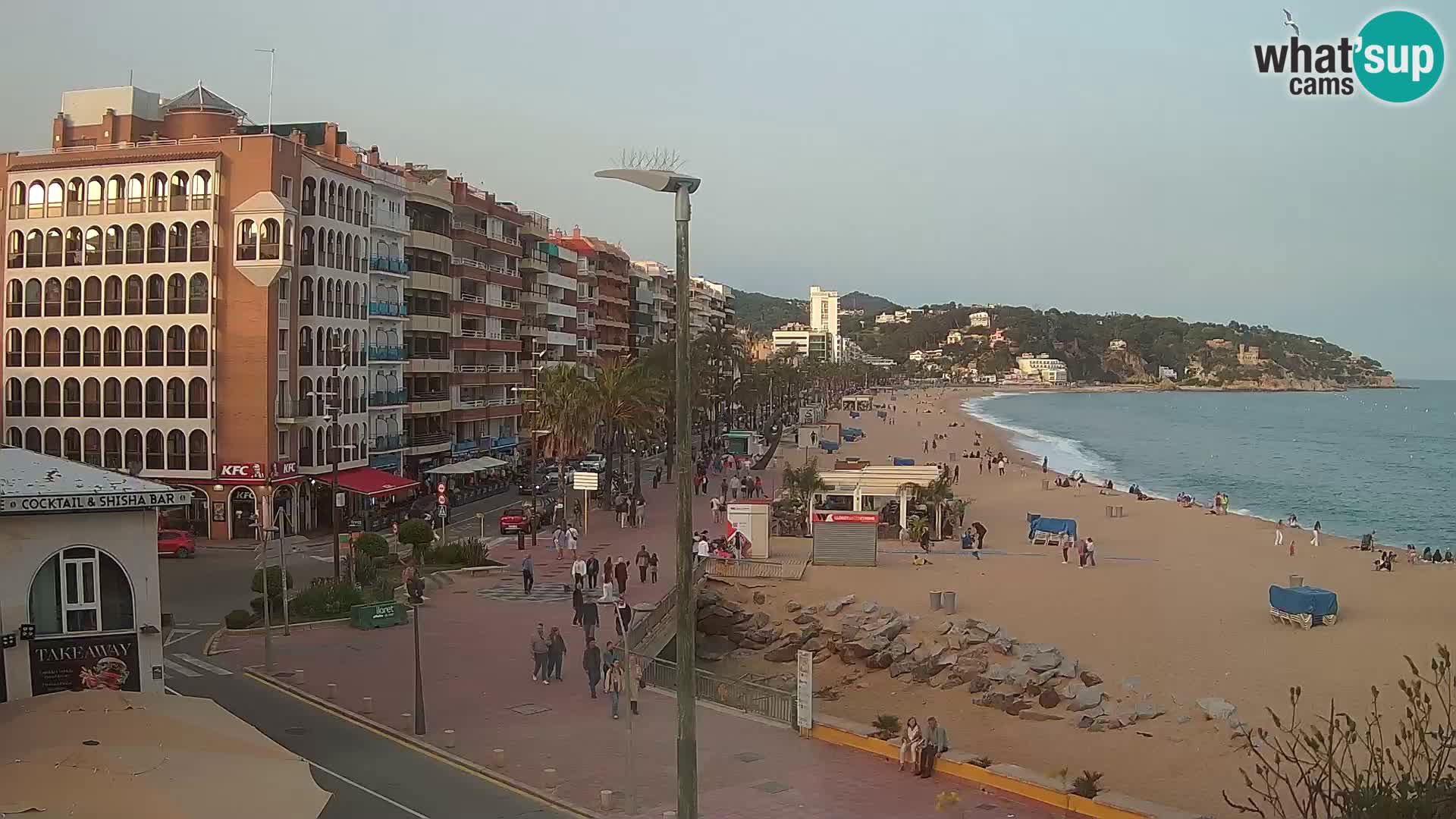 Web kamera Lloret de Mar – glavna plaža