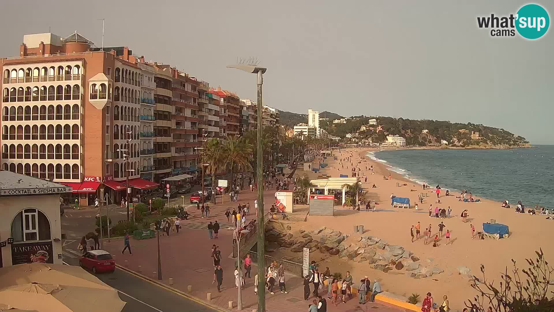 Kamera v živo Lloret de Mar – Glavna plaža