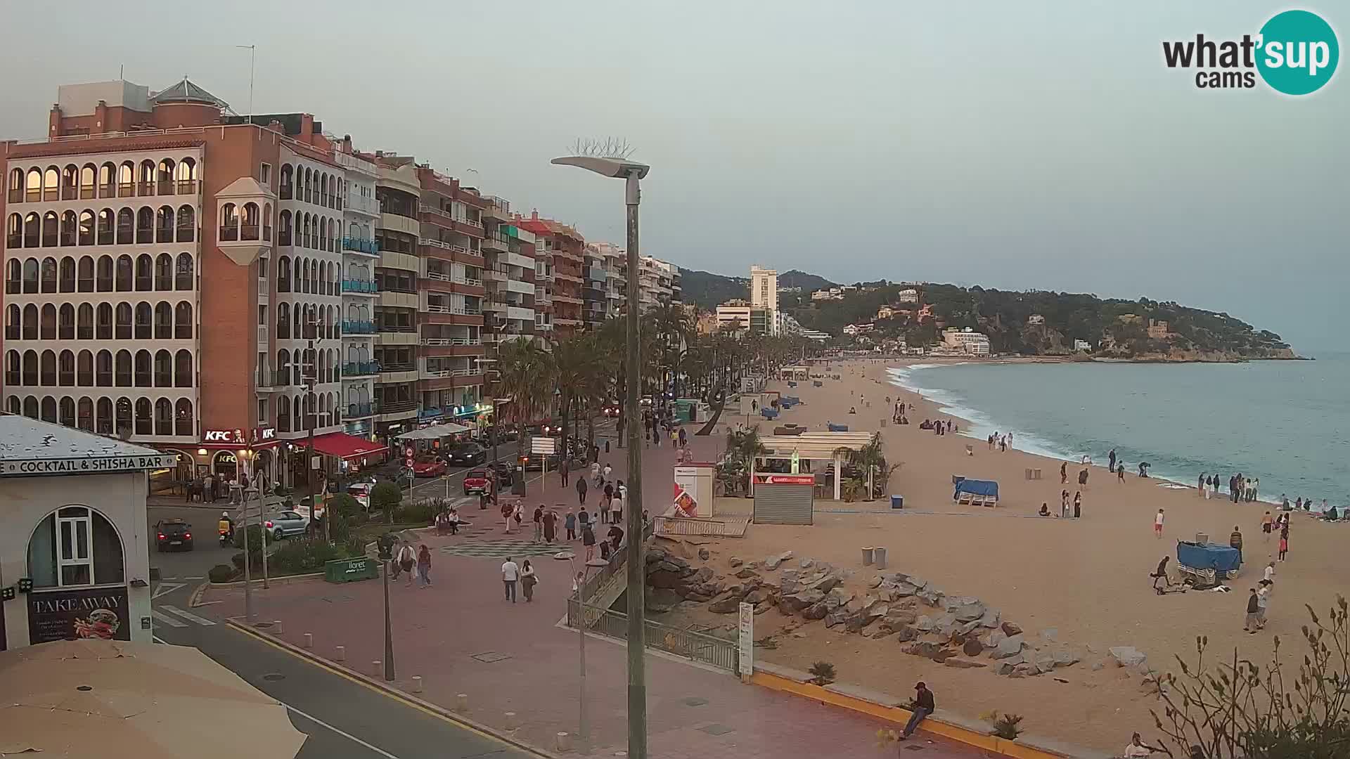 Webcam Lloret de Mar – Zentralen Strand