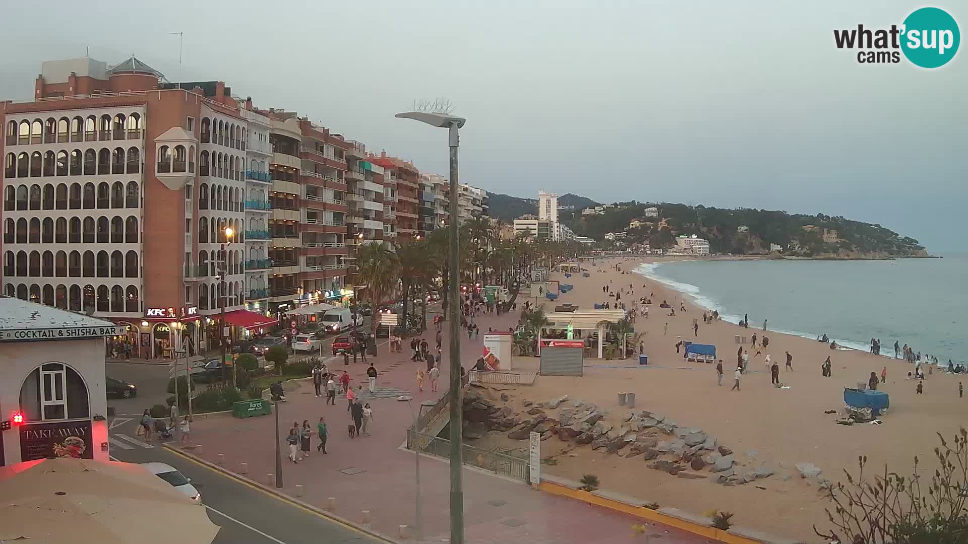 Webcam Lloret de Mar – Zentralen Strand