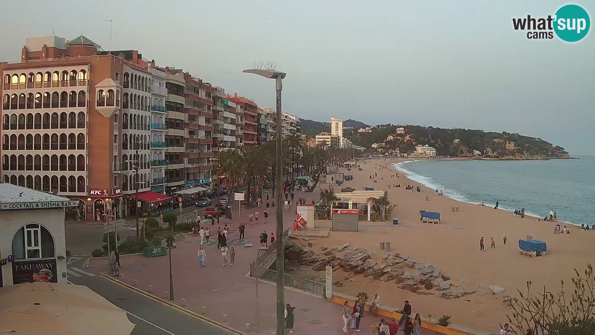Web kamera Lloret de Mar – glavna plaža