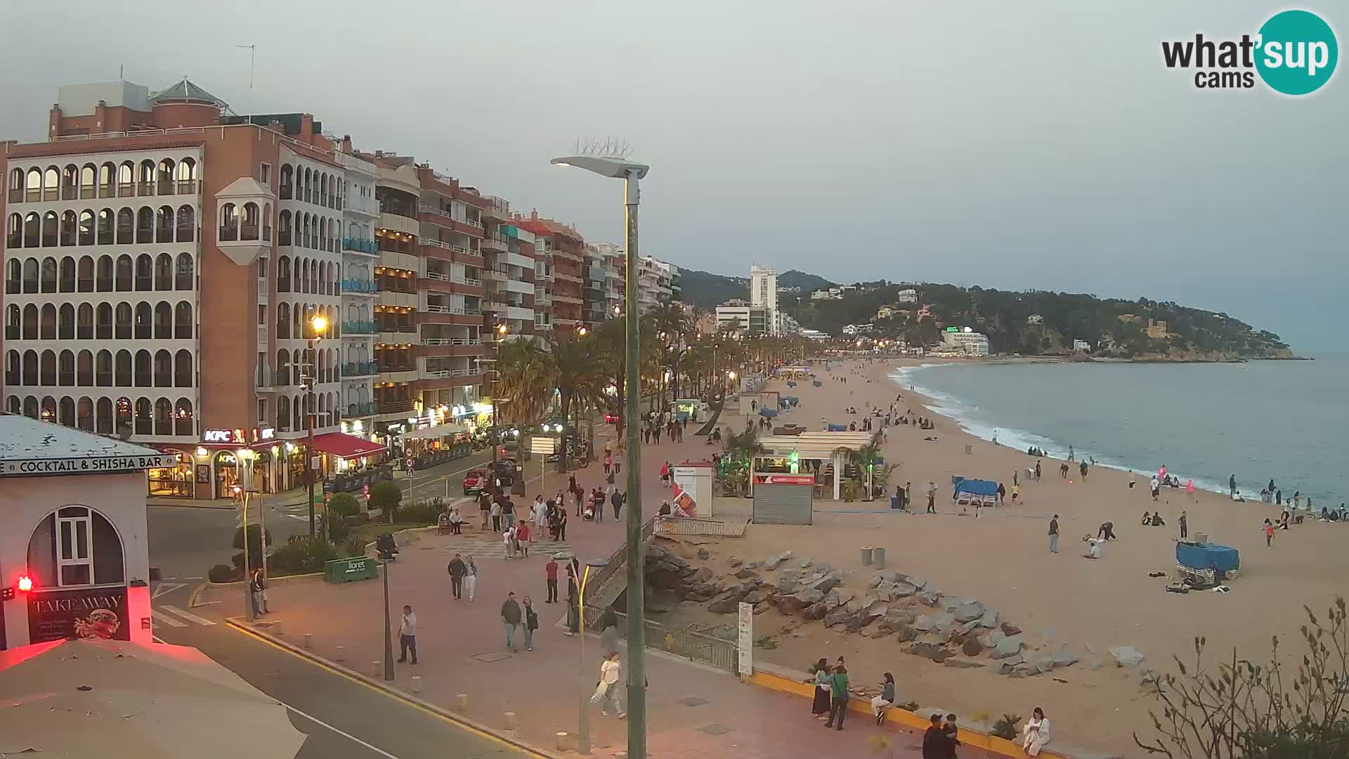 Webcam Live Lloret de Mar – La plage
