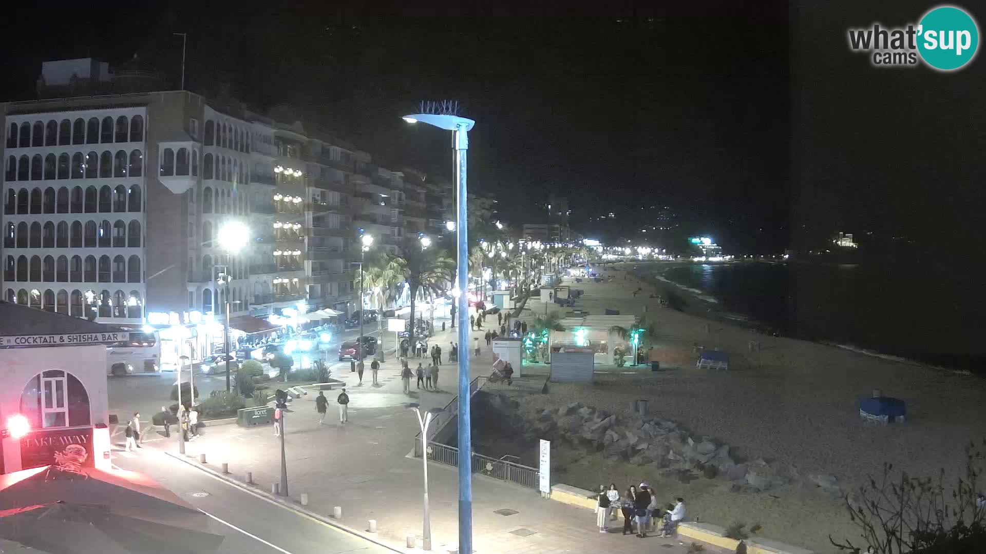 Webcam Lloret de Mar – the main beach – – Costa Brava – Spain