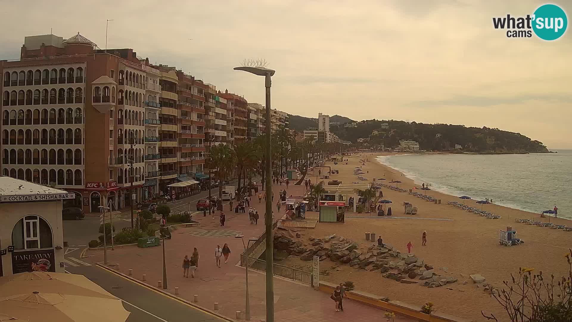 Webcam Lloret de Mar – Central beach