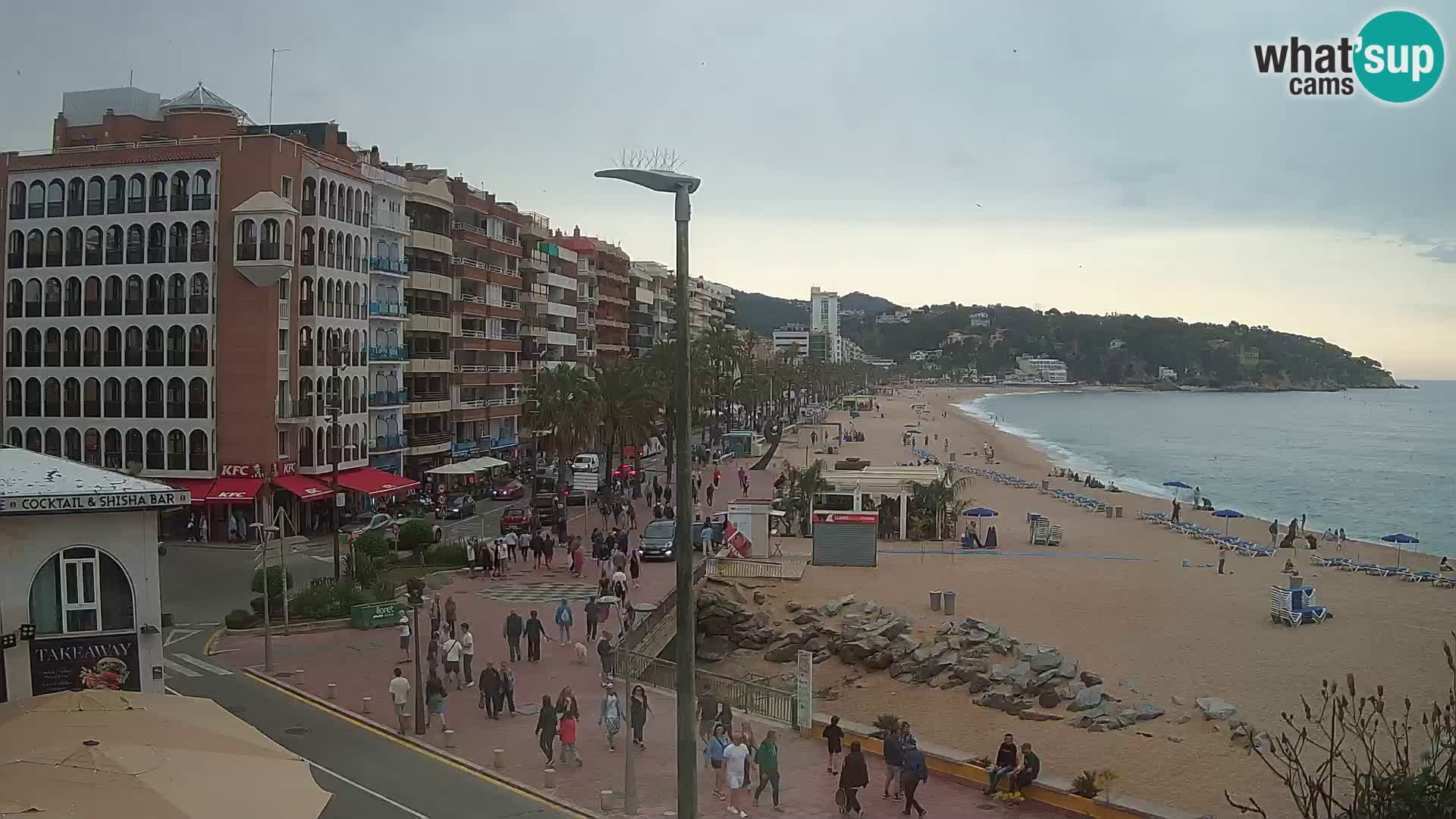 Webcam Lloret de Mar – the main beach – – Costa Brava – Spain
