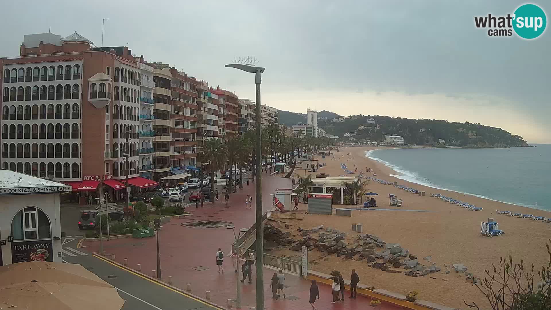 Webcam Lloret de Mar – the main beach – – Costa Brava – Spain