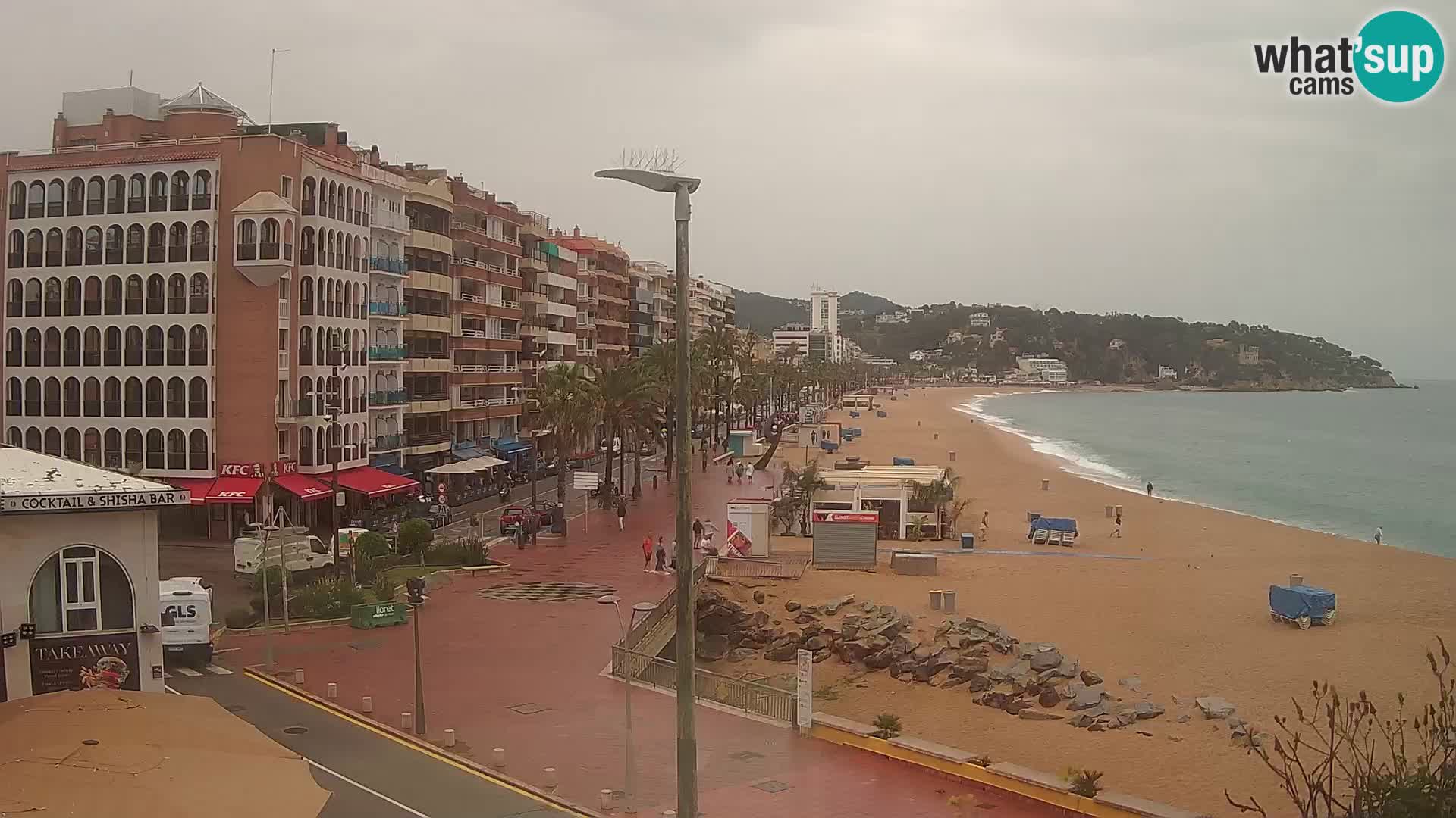 Webcam Lloret de Mar – the main beach – – Costa Brava – Spain