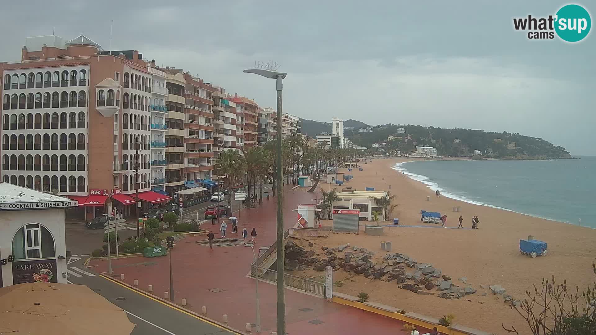 Webcam Lloret de Mar – the main beach – – Costa Brava – Spain
