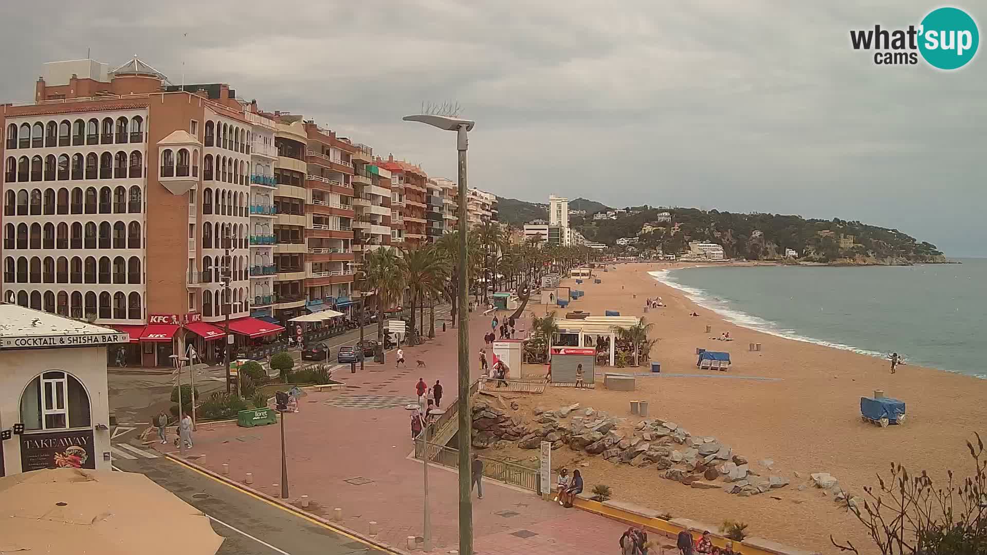 Web kamera Lloret de Mar – plaža
