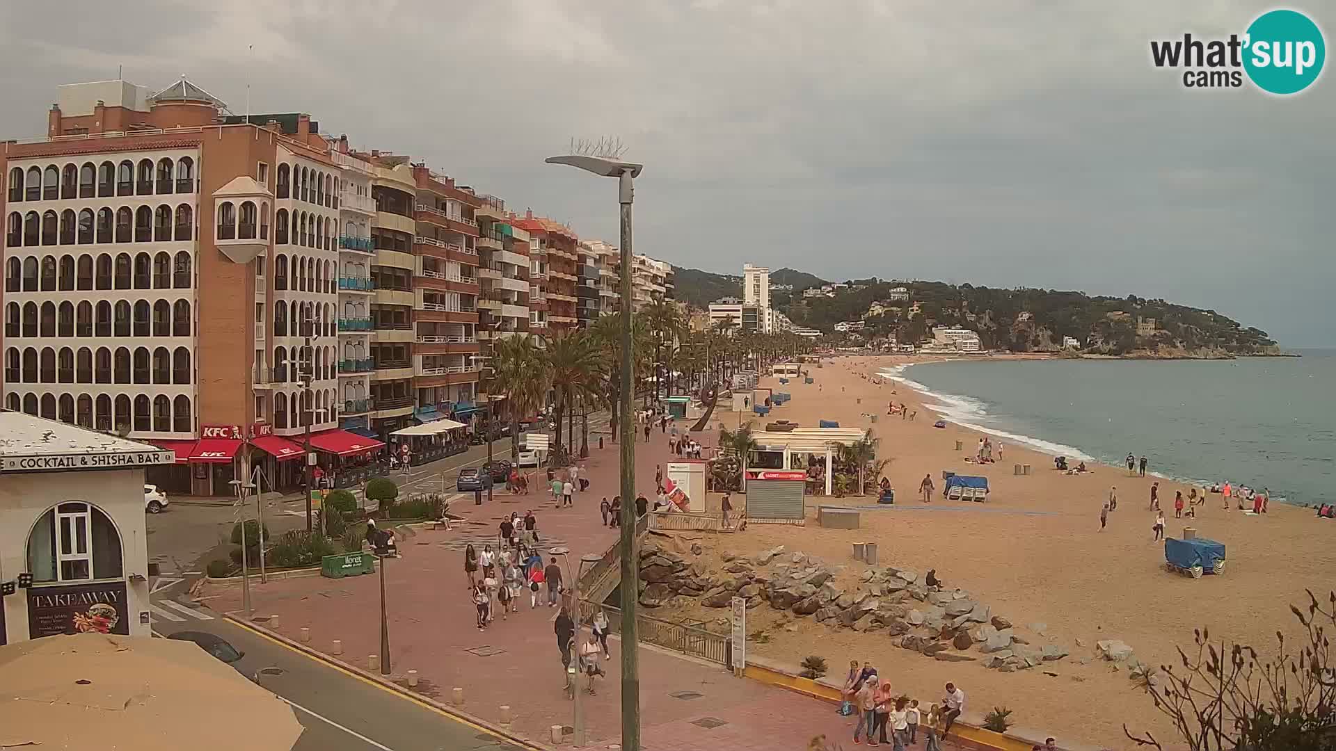 Webcam Lloret de Mar – Zentralen Strand