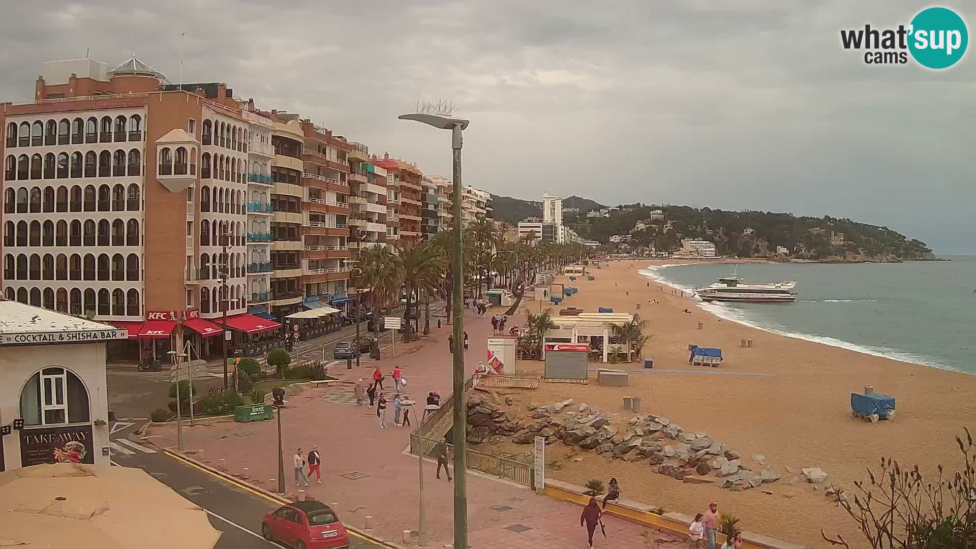 Webcam Live Lloret de Mar – La plage