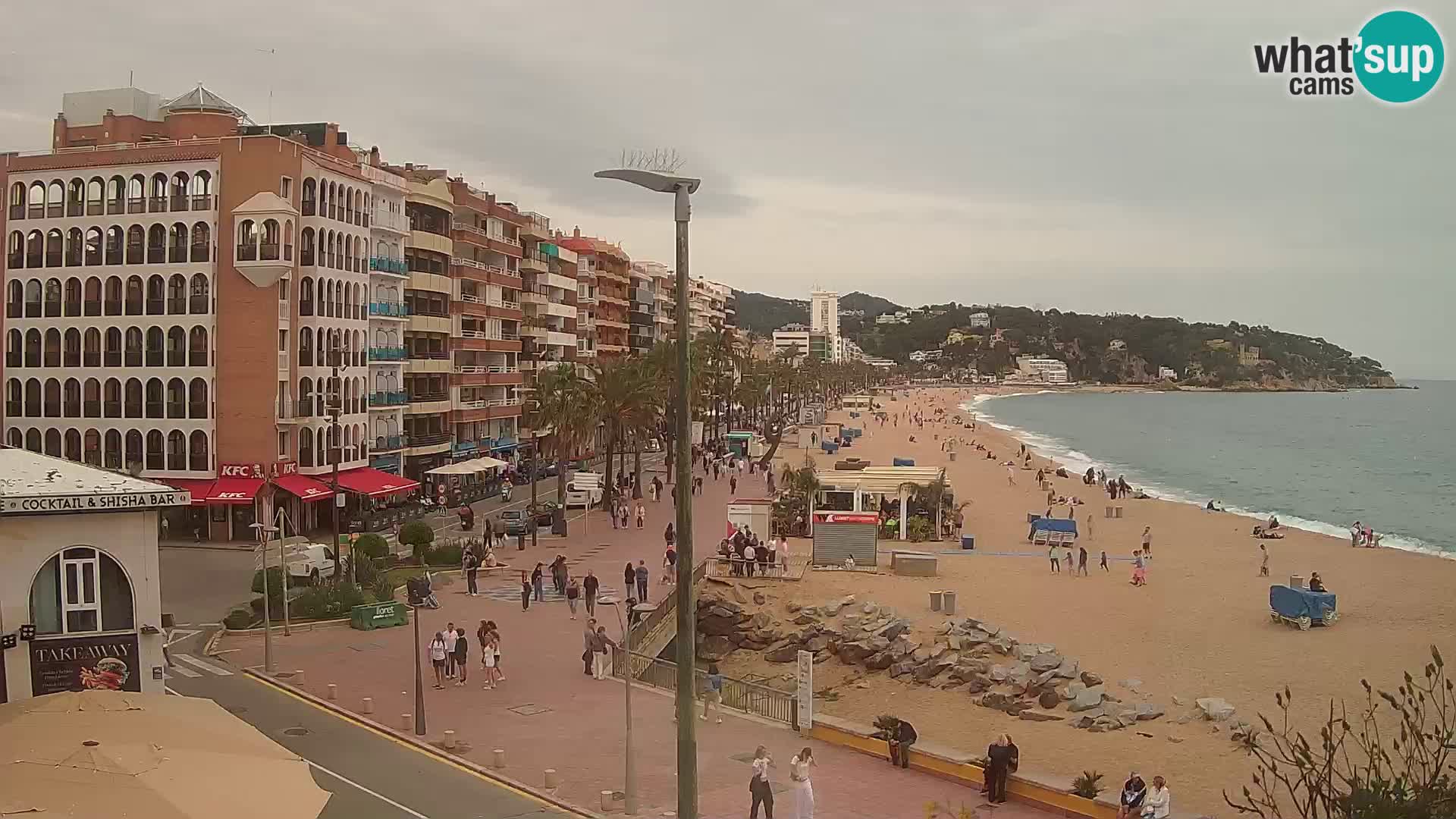 Web kamera Lloret de Mar – plaža