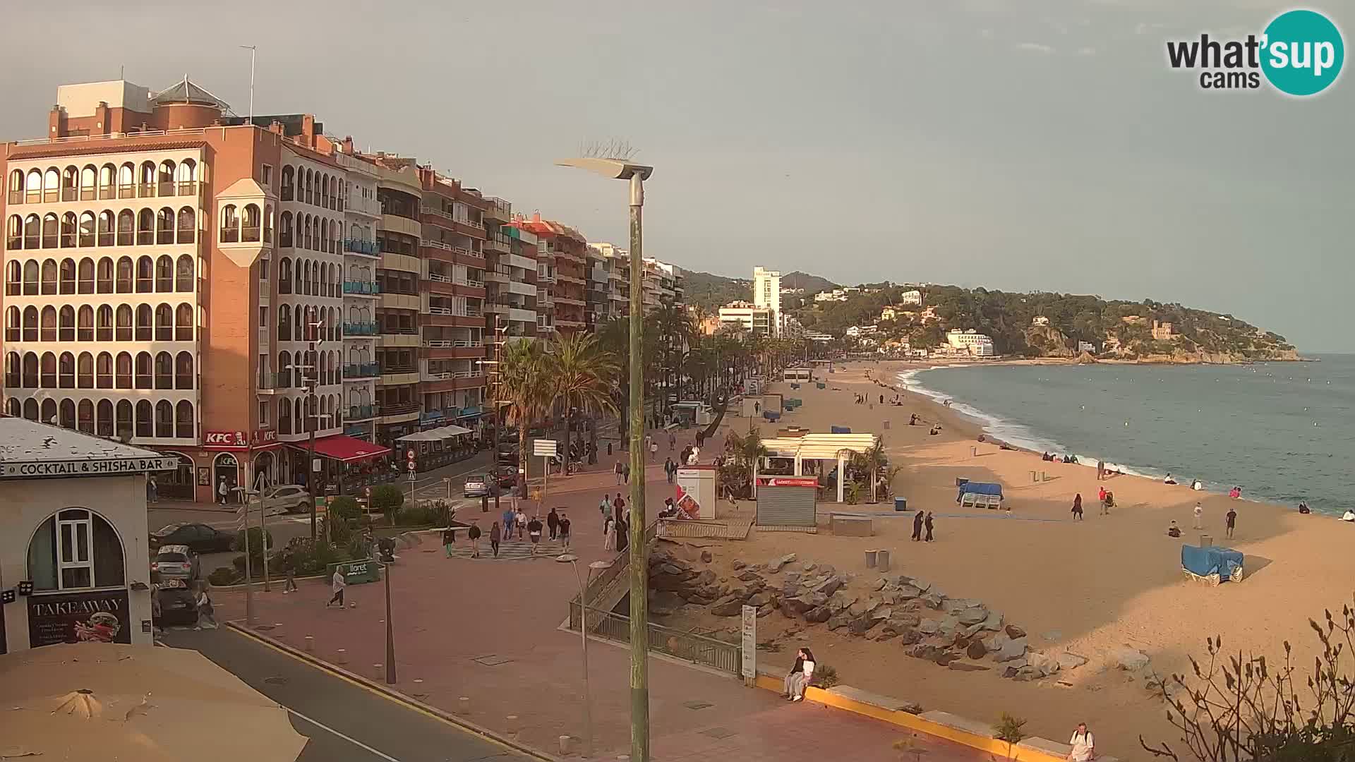 Webcam Lloret de Mar – Zentralen Strand
