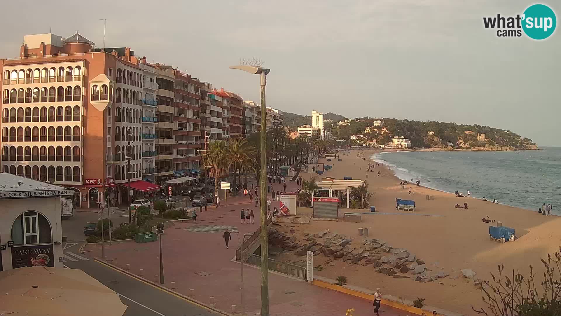 Webcam Live Lloret de Mar – La plage
