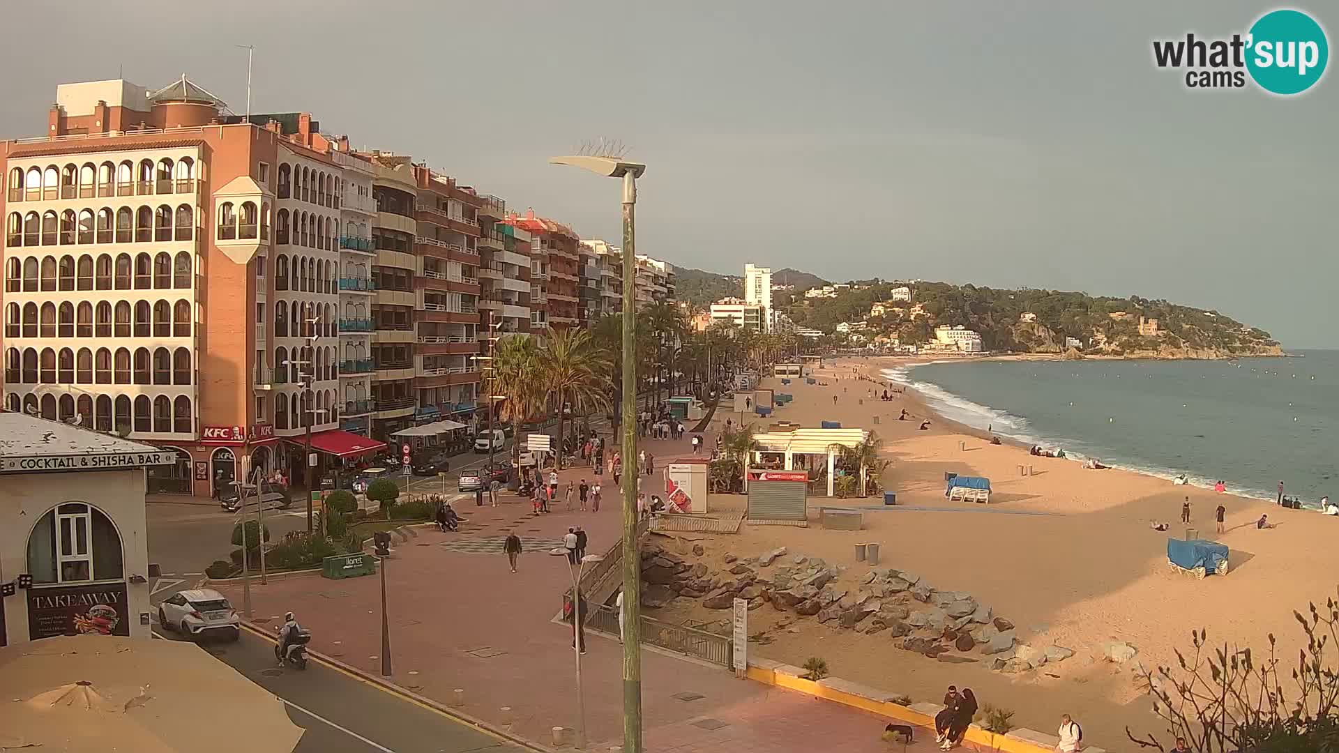 Webcam Lloret de Mar – Central beach