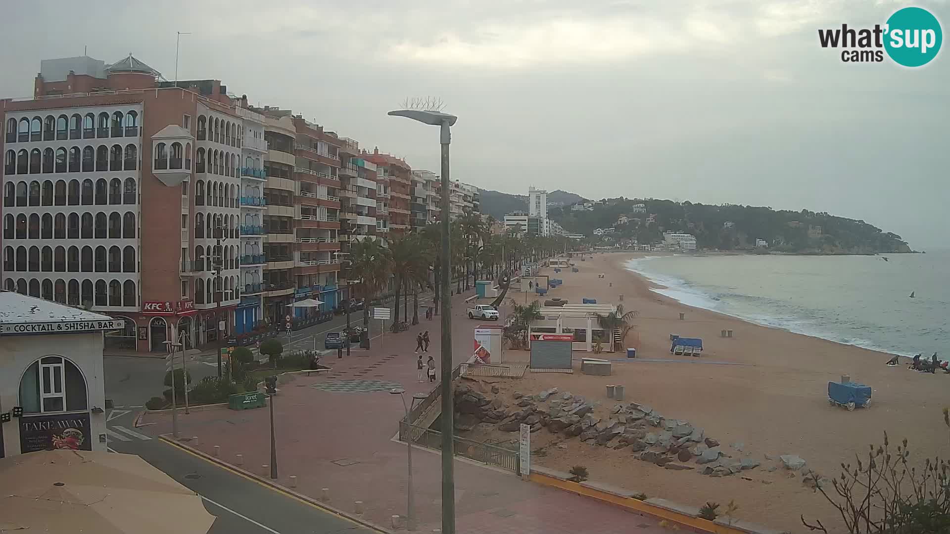 Webcam Lloret de Mar – the main beach – – Costa Brava – Spain